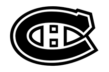 Official Montreal Canadiens logo with the iconic red, white, and blue "CH" emblem of the NHL team.