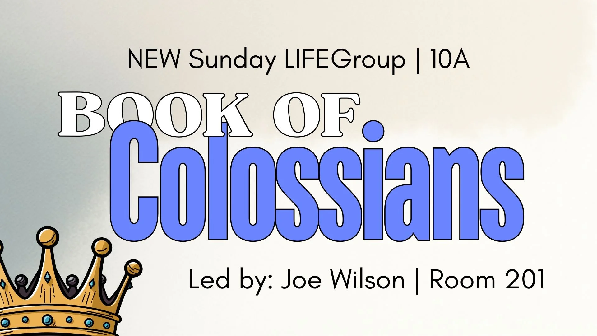 New Study: Book of Colossians 
