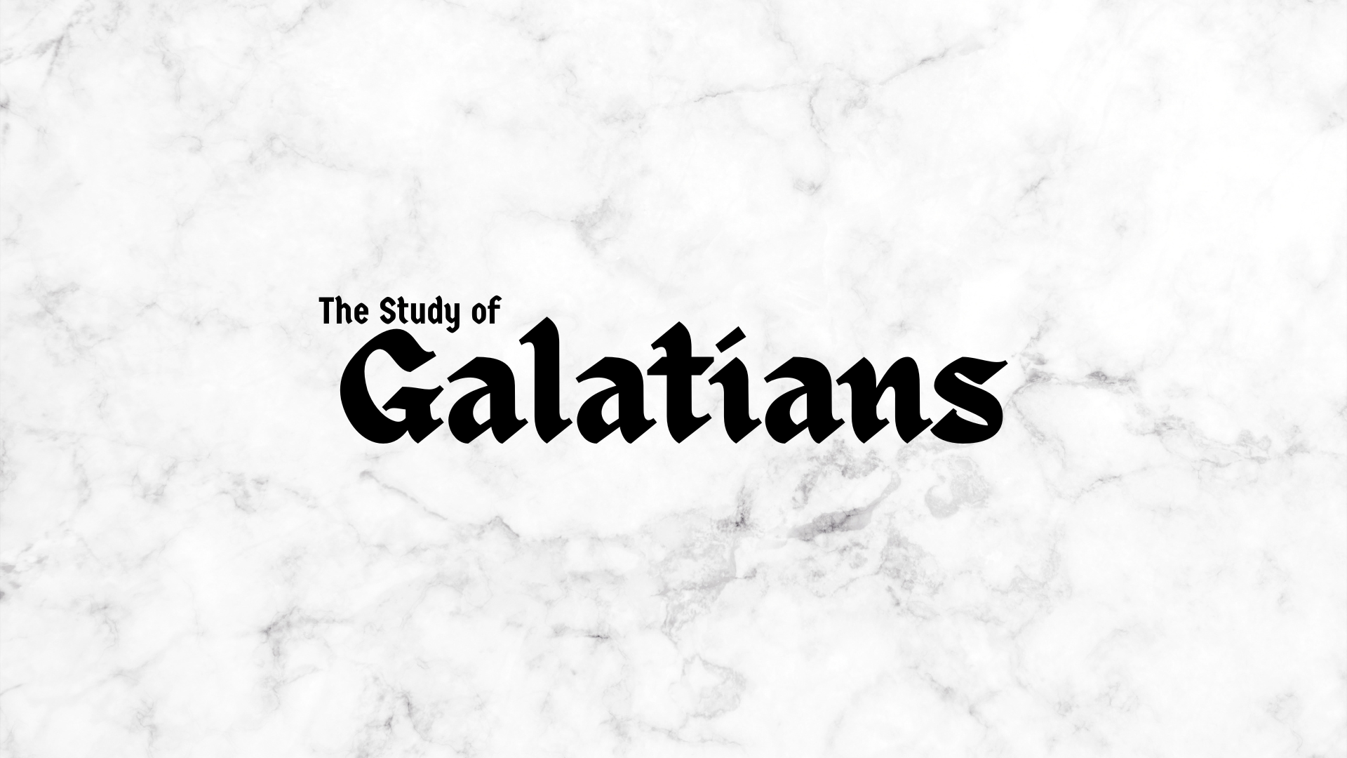 Thursday LIFEGroup: Galatians