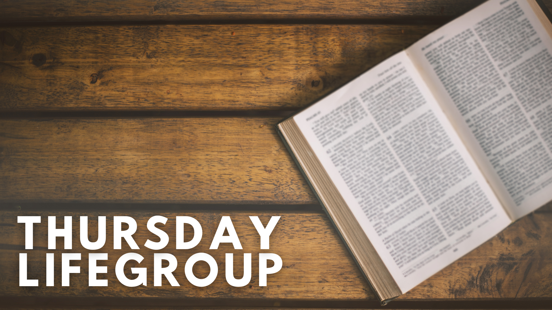 Thursday LIFEGroup
