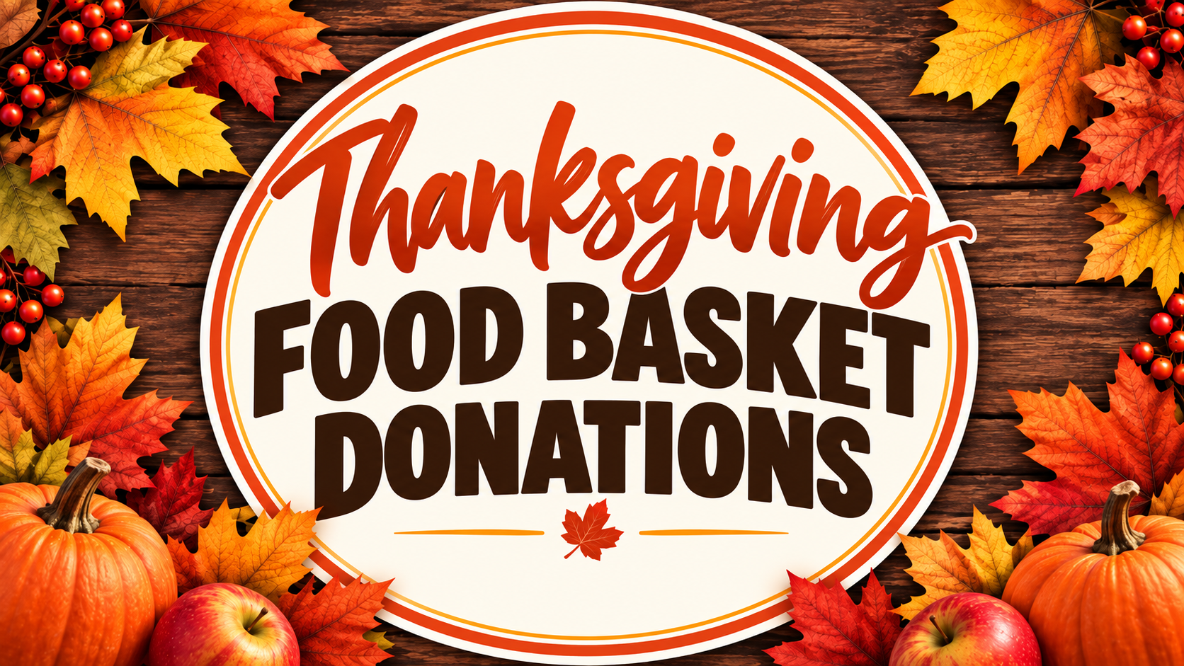 Thanksgiving Food Baskets