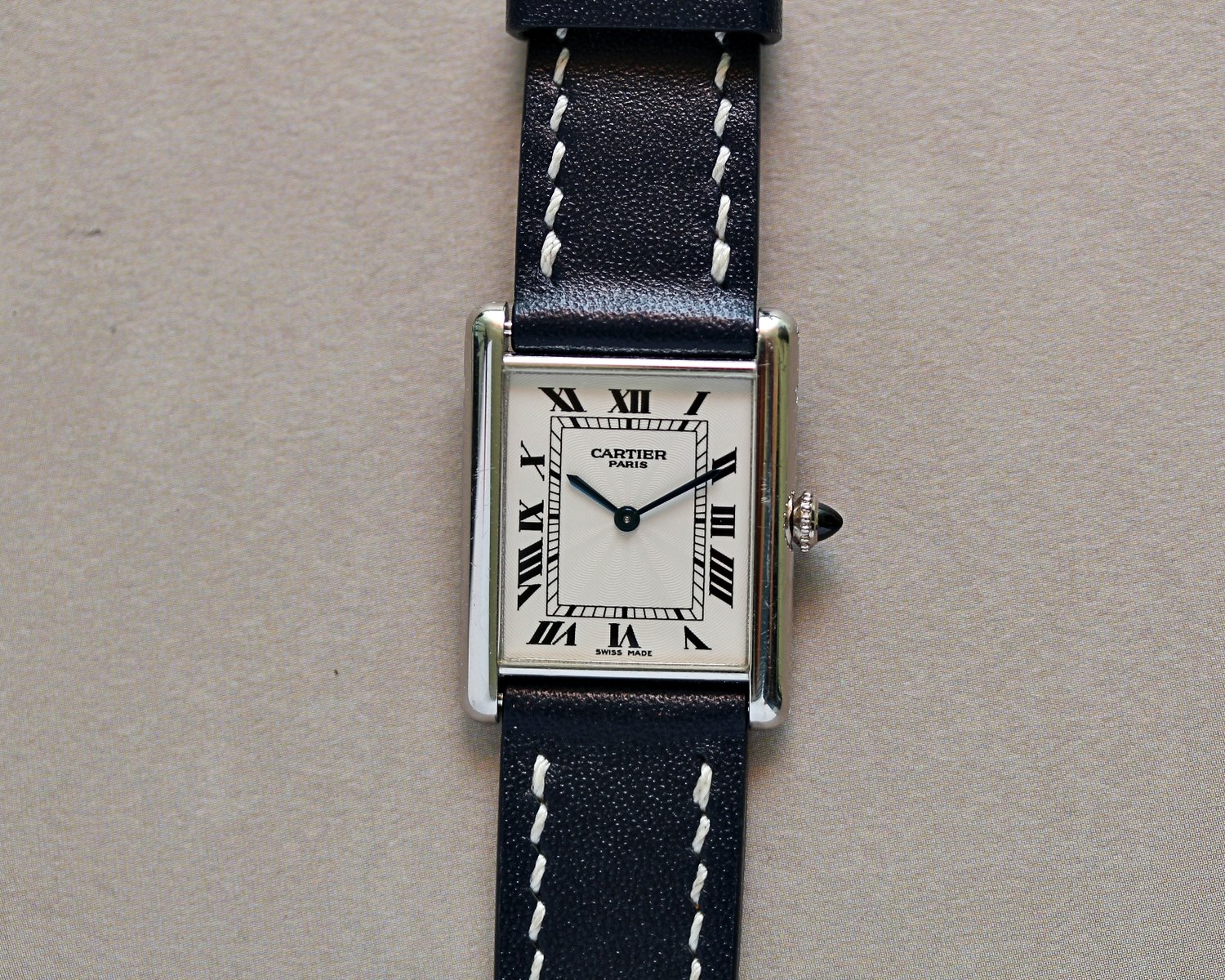 Cartier Tank Louis Salmon dial - 1601 Platinum - Full set - Limited 70 – Mr  Watchley