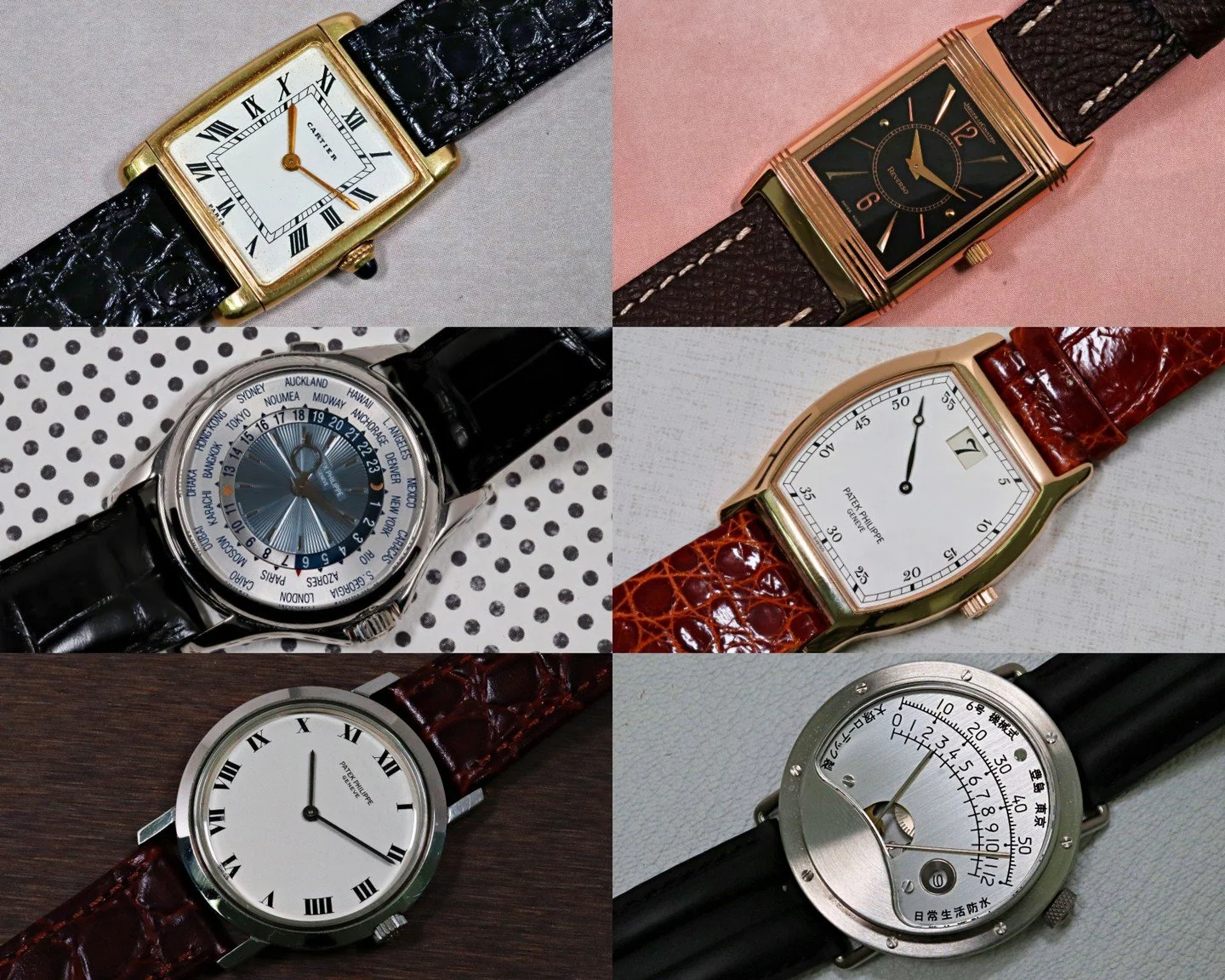 New additions to the site include a trio of Pateks and a pair of reversible watches from Cartier and Jaeger-LeCoultre!⁠
⁠
For more details including pictures and prices, please visit the link in bio.