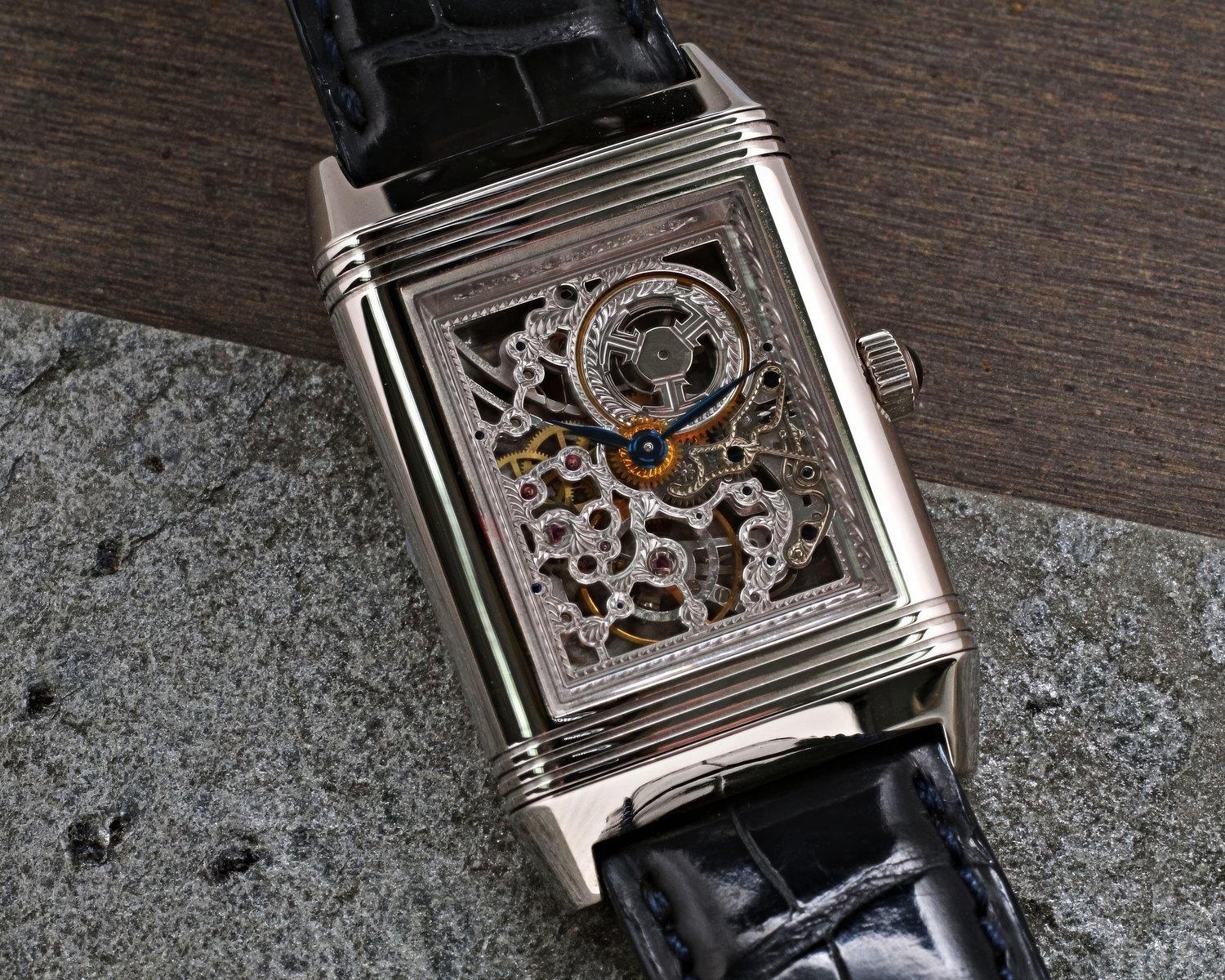 Jlc skeleton mizuno watch