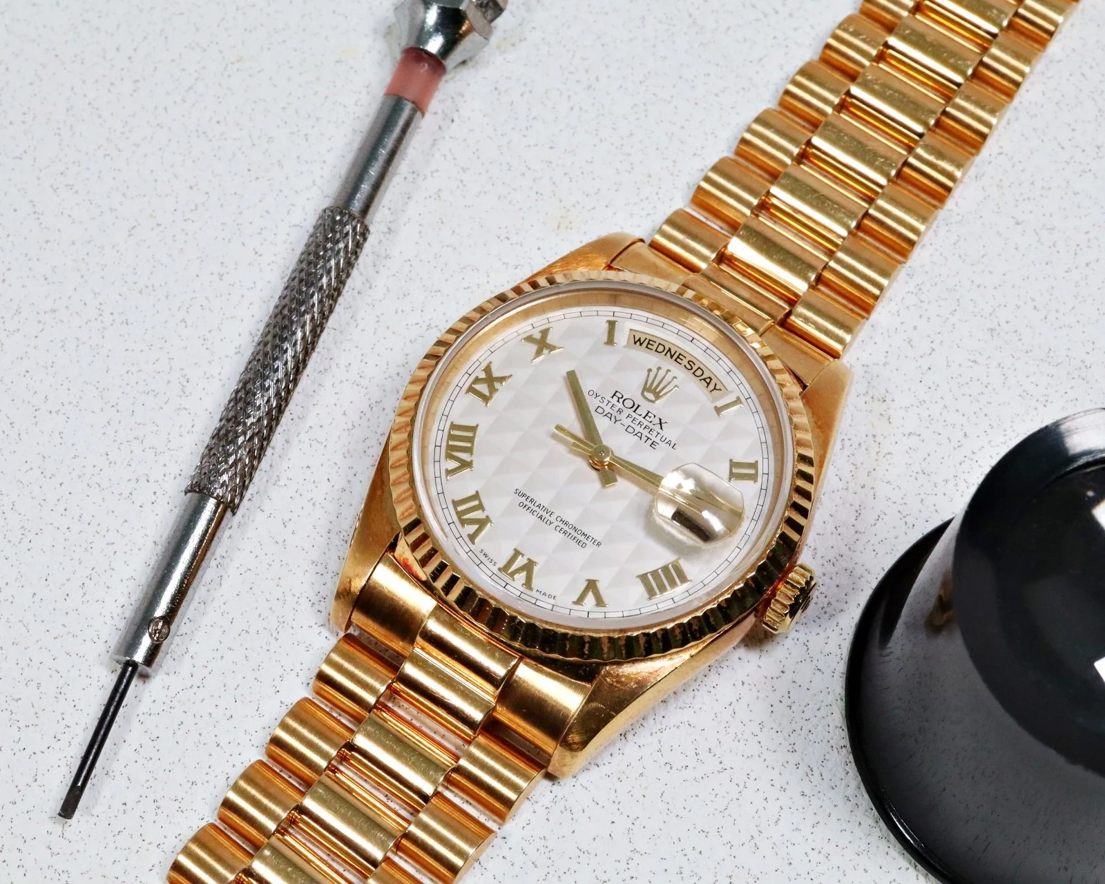 Rolex Day-Date 18238 Pyramid Dial