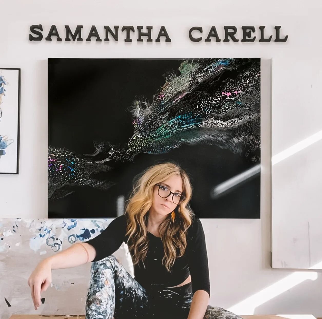 None other than @carellartcollection will be joining us @icepalacestudios for #superfinemiami in February 🙌 Previously exhibiting with us in #superfinedc, Samantha is best known for her fluid abstracts and mixed media techniques, which often feature