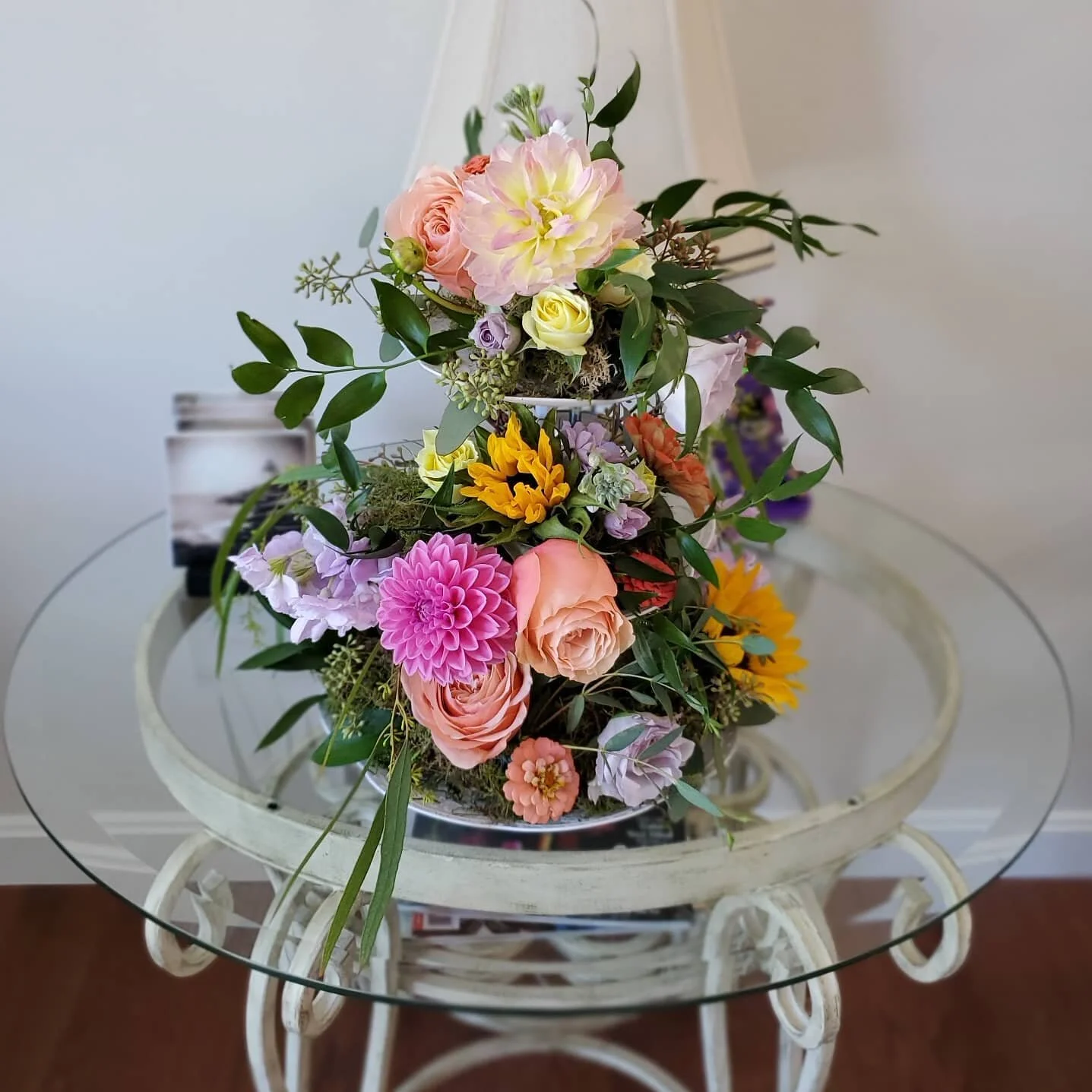 Lively colorful arrangement