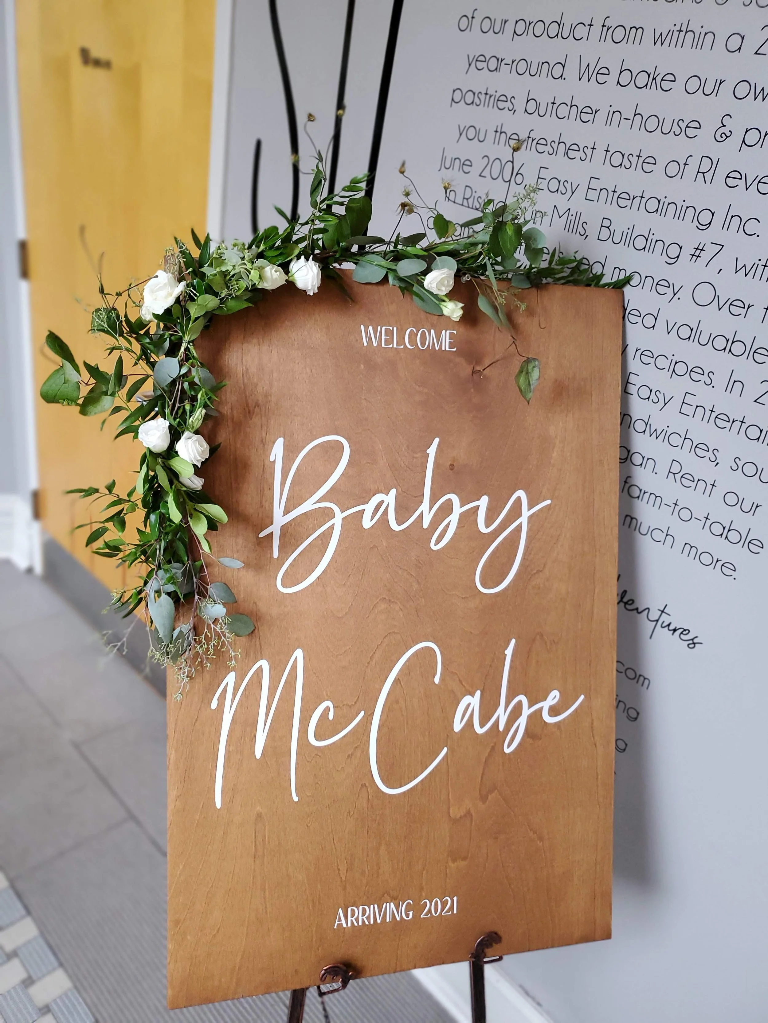 Baby Shower at Easy Entertaining - Green & White