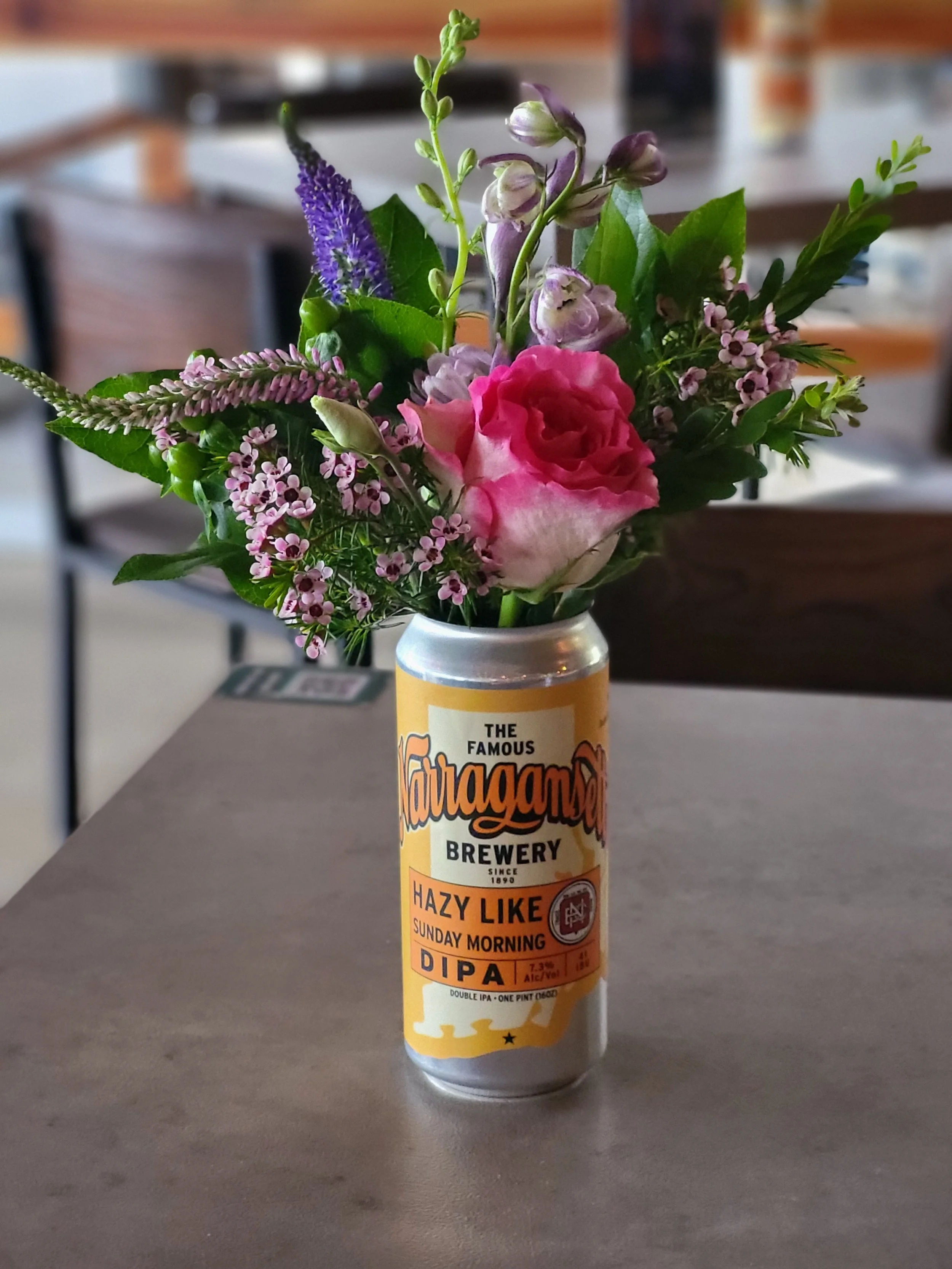 Narragansett Brewery, Providence RI - Beer Flowers