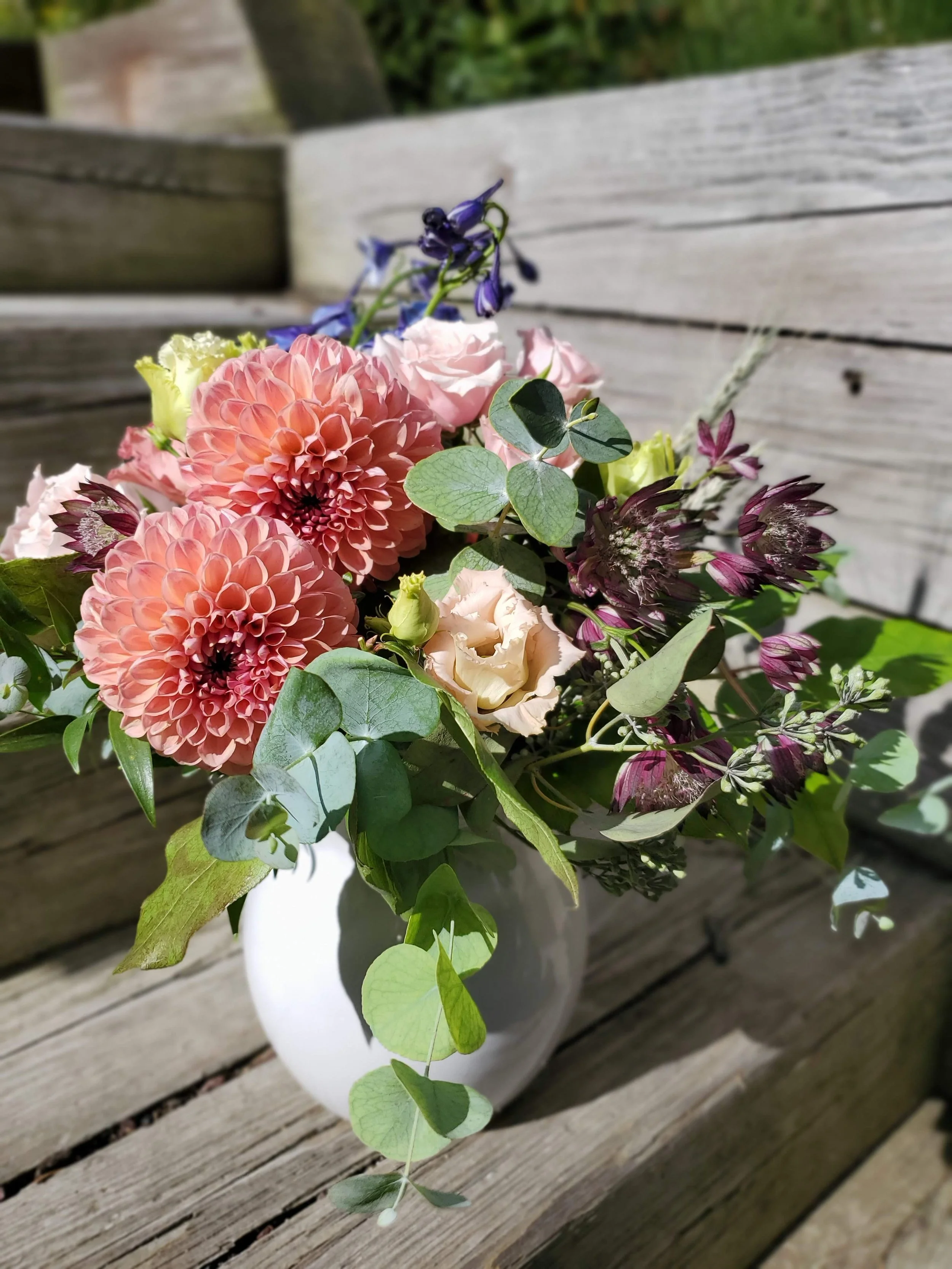Vibrant pastel pink arrangement