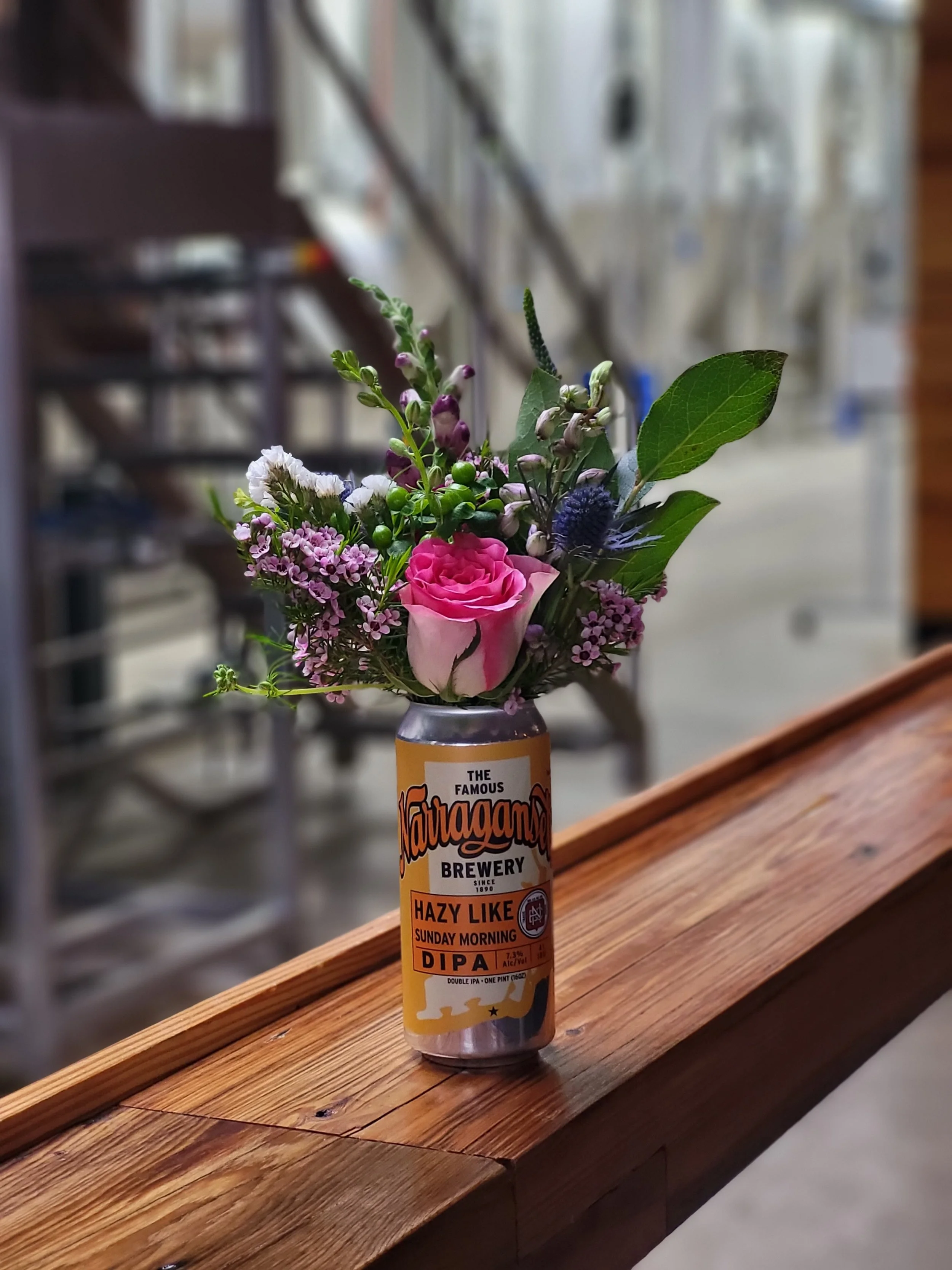Narragansett Brewery, Providence RI - Beer Flowers