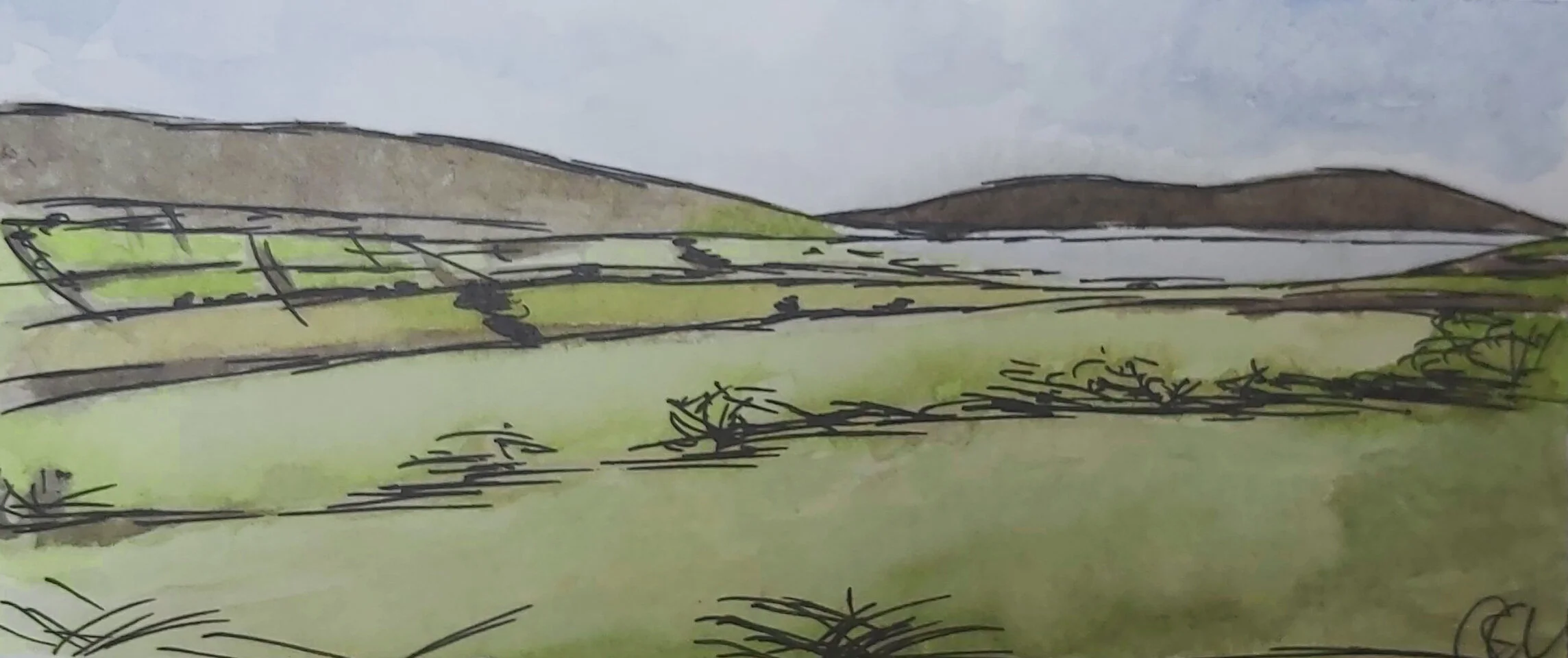 The Road to Dingle, 2019

Watercolour in Moleskine Sketchbook