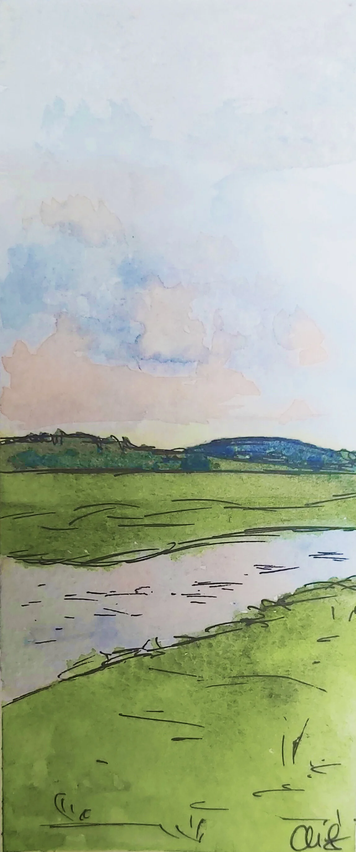 The bank at Ardcanaught, 2019

Watercolour in Moleskine Sketchbook