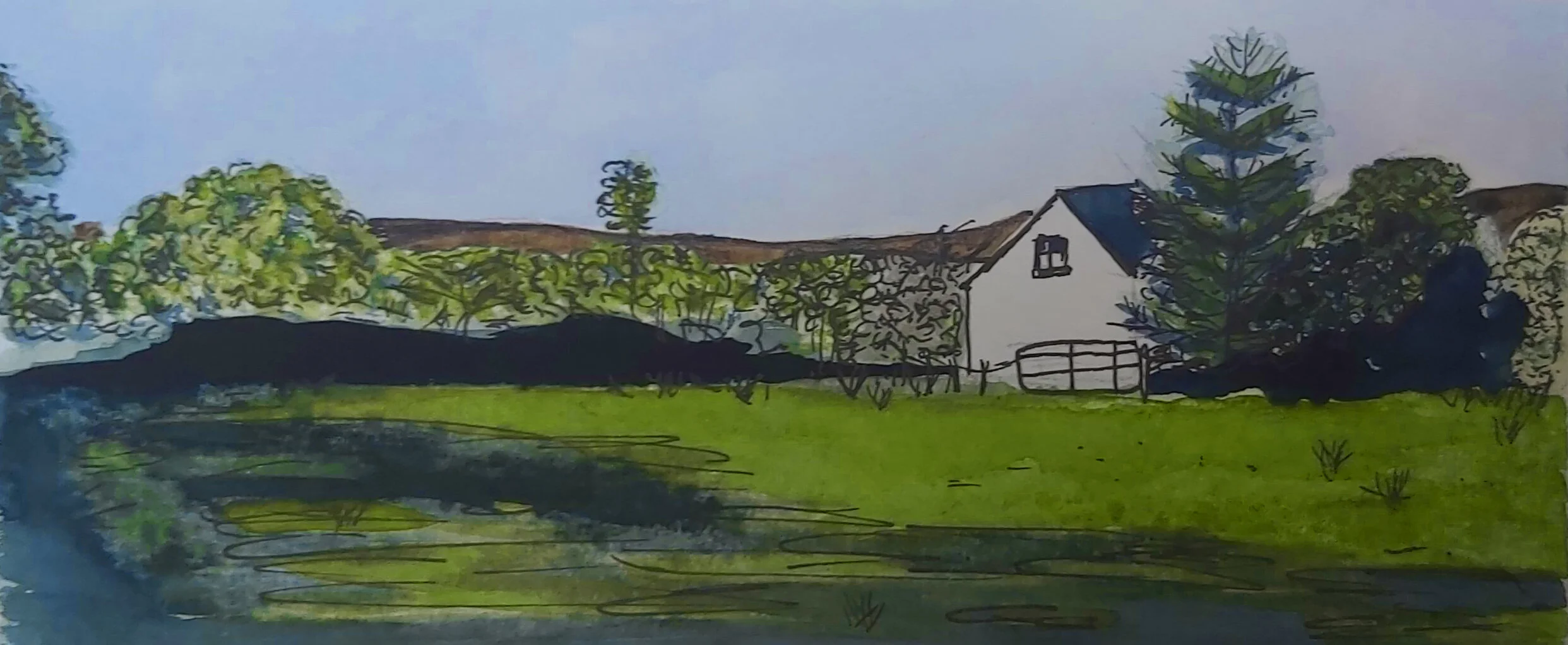 The Cottage at Laharan, 2019

Watercolour in Moleskine Sketchbook
