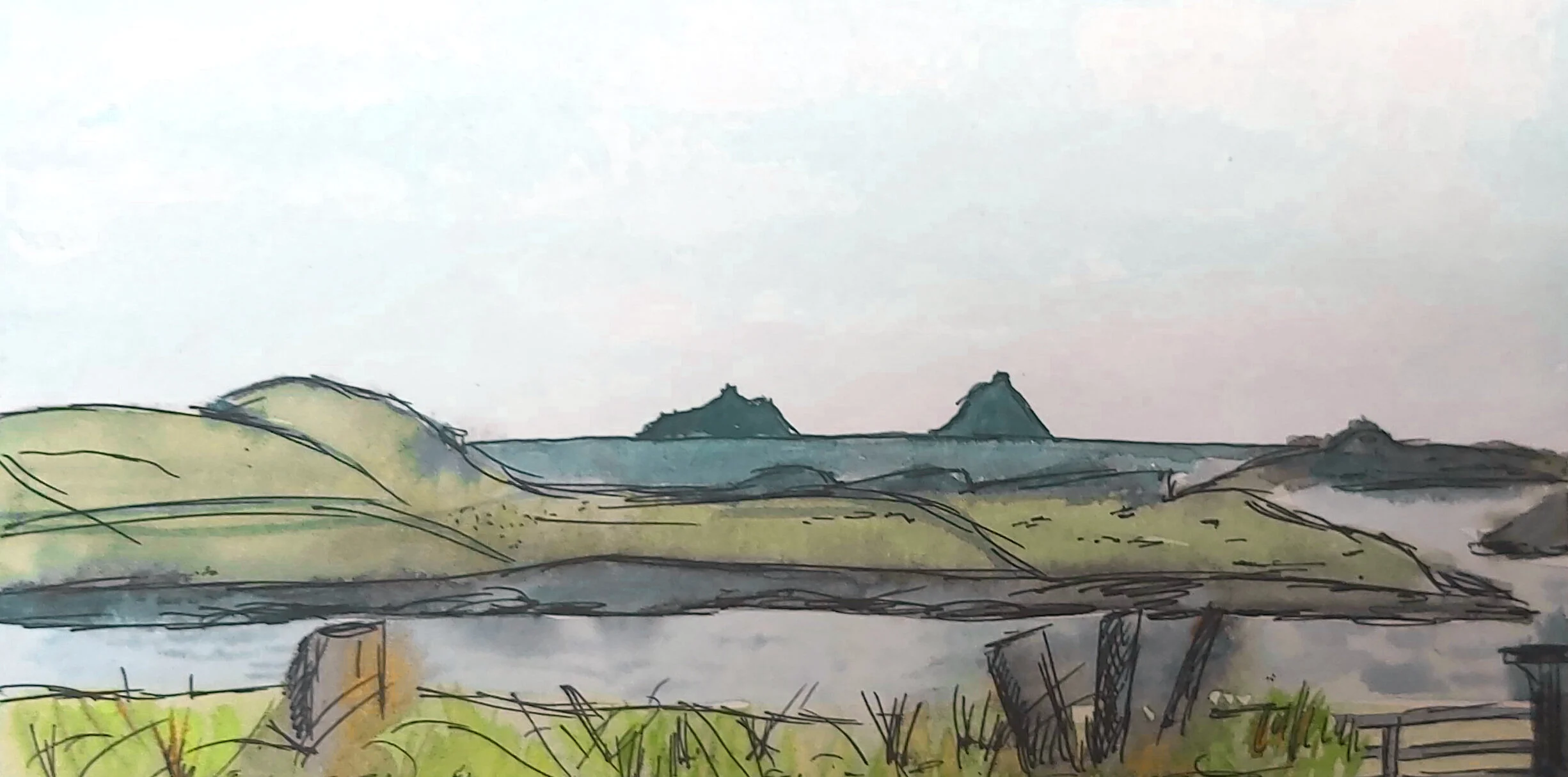 View of the Skelligs from Valentia Island.jpg