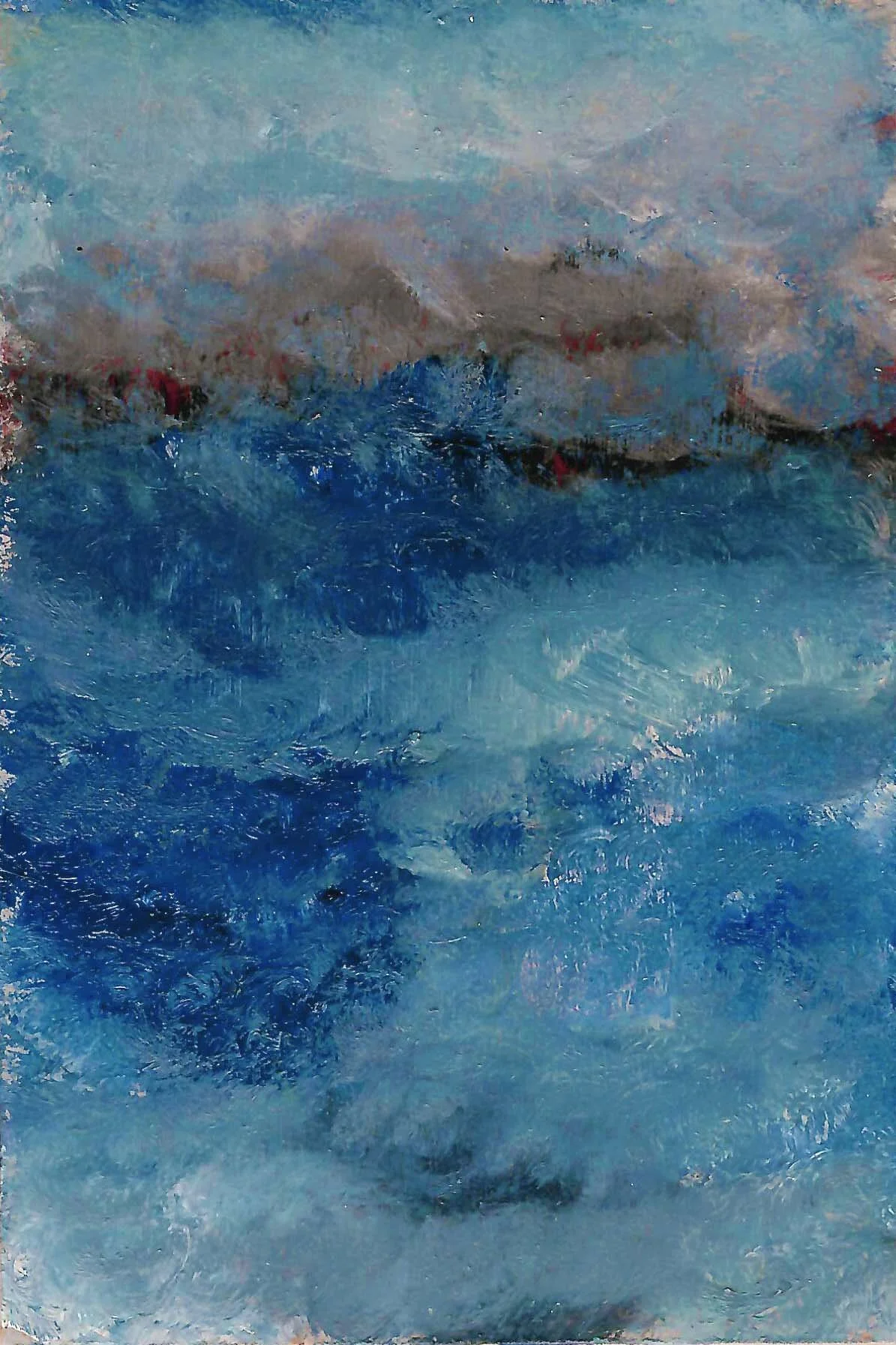 Sea 1 - Oil on board - 6" x 4"