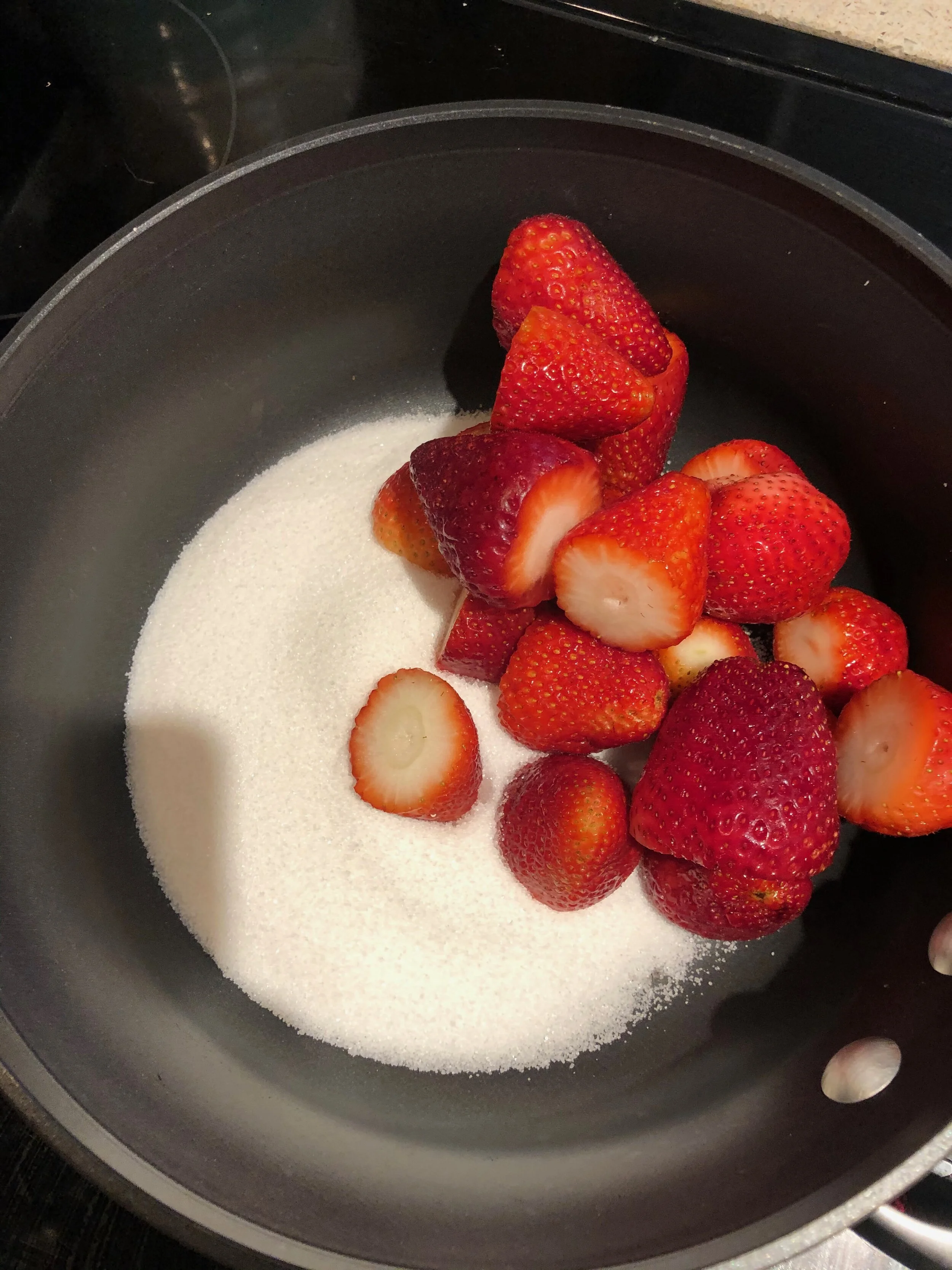 Strawberry Basil Sweet Tea — Pimentos and Peonies