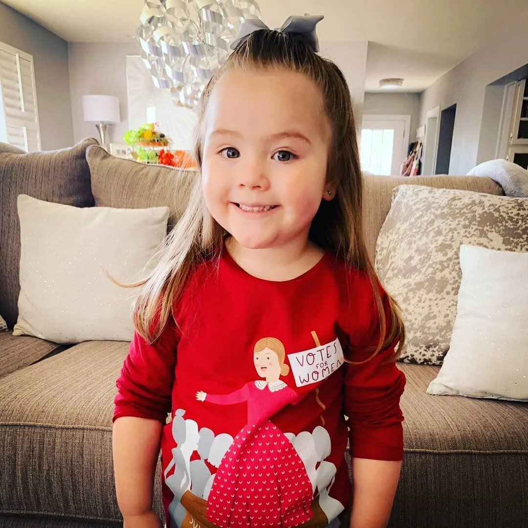 Meet the beautiful Francesca Rose Pineda from El Paso, Texas! At 3.5 years old, she&rsquo;s our youngest Appreciative American!! 

Francesca is grateful for the right to vote (when she&rsquo;s 18, of course). She&rsquo;s celebrating the 100 year anni