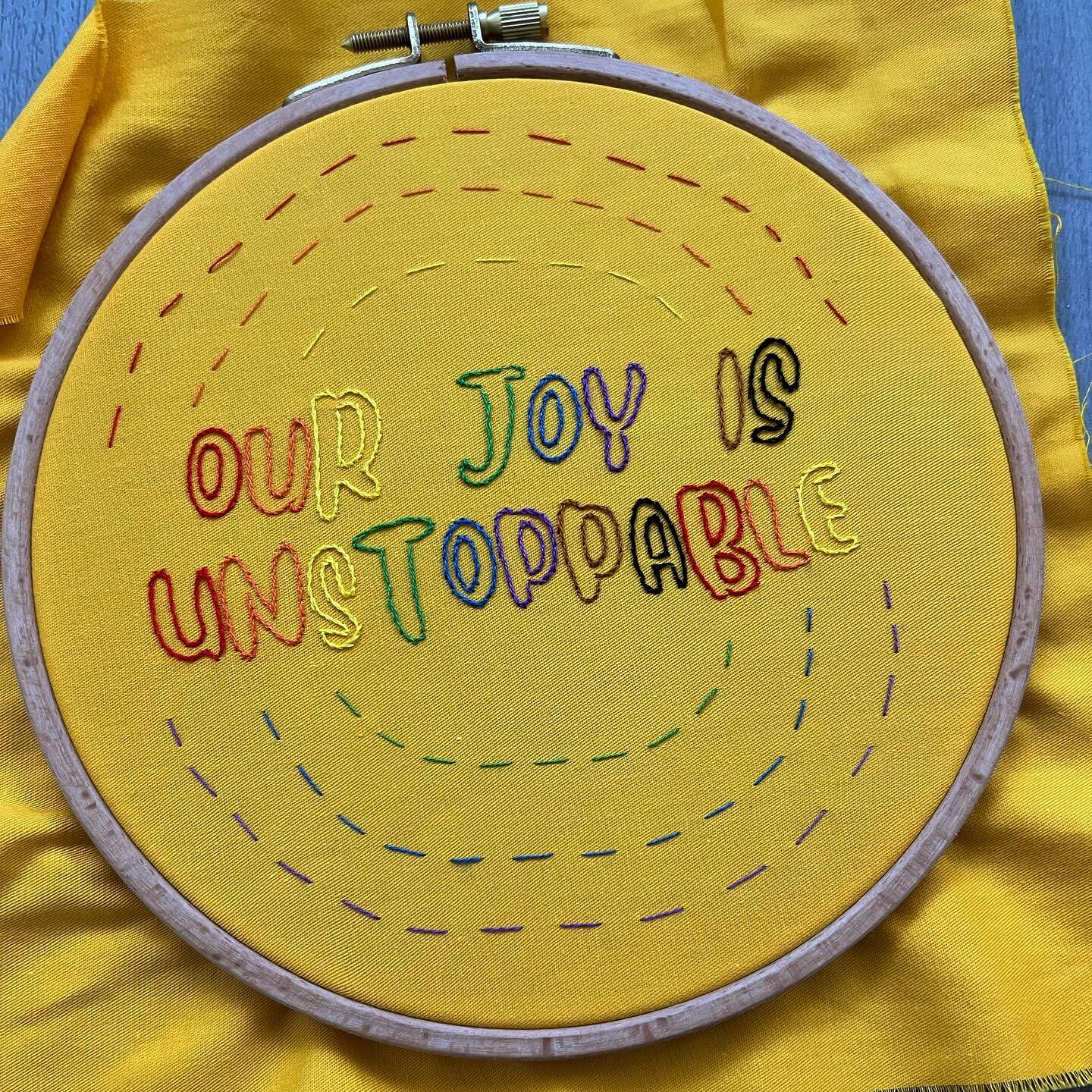 They want us afraid. They want us closeted. They want to strip us of our rights. They want us dead. What they don&rsquo;t seem to understand is that is our collective joy is unstoppable. 

#clubq #clubqshooting #lgbtq #lgbtq🌈 #craftivism #queerartis