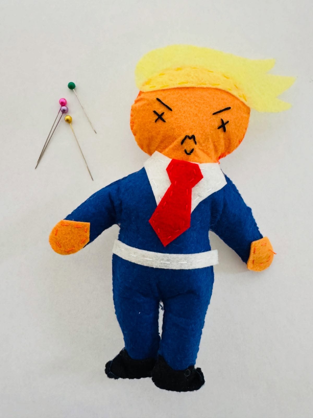 Feeling crafty? I just put up a pattern and instructions for making this voodoo doll. Link in my bio. Stab it until you feel better. 

#diy #voodoodoll #freepattern #sewingproject #craftivism