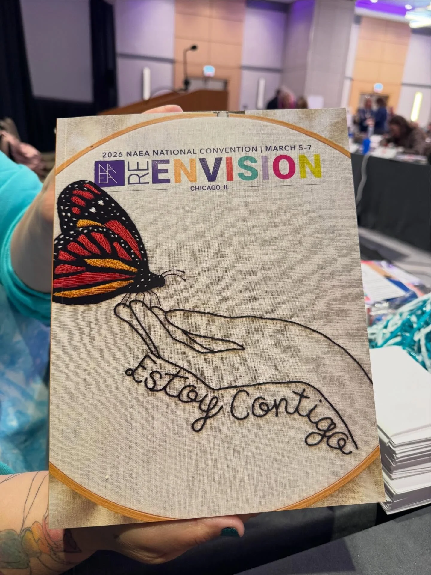 I got to hang out with thousands of my heroes the last few days at the National Art Education Association Conference @naea_arteducators 

I had the honor of giving the keynote address and making art with the delegate caucus on Wednesday. I did a book