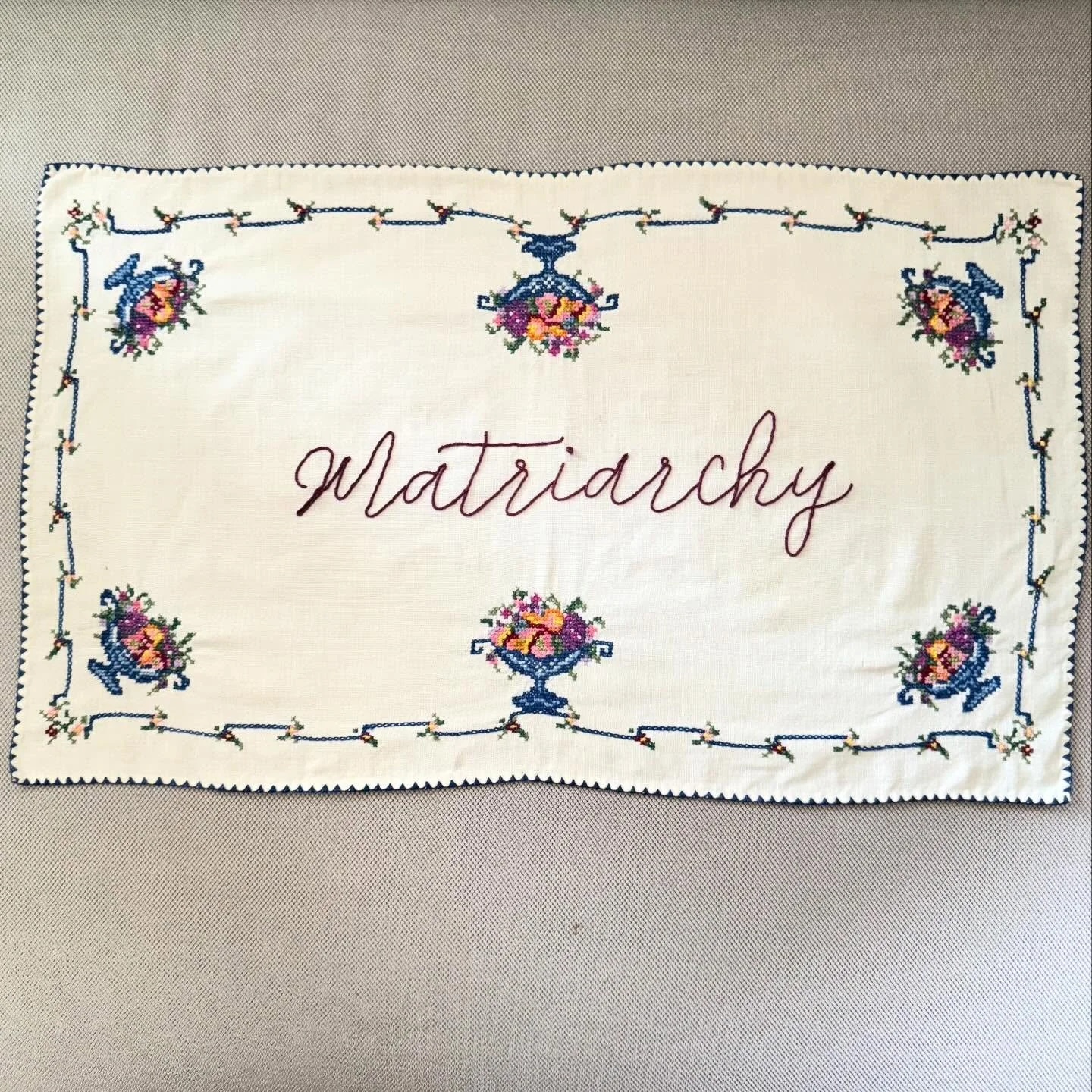 I&rsquo;ve been thinking a lot about matriarchy as we watch the patriarchy lash out with its dying breaths.

I&rsquo;m really interested in diving into imaginative thought about what that could look, feel, sound, and be like. 

What could a whole new