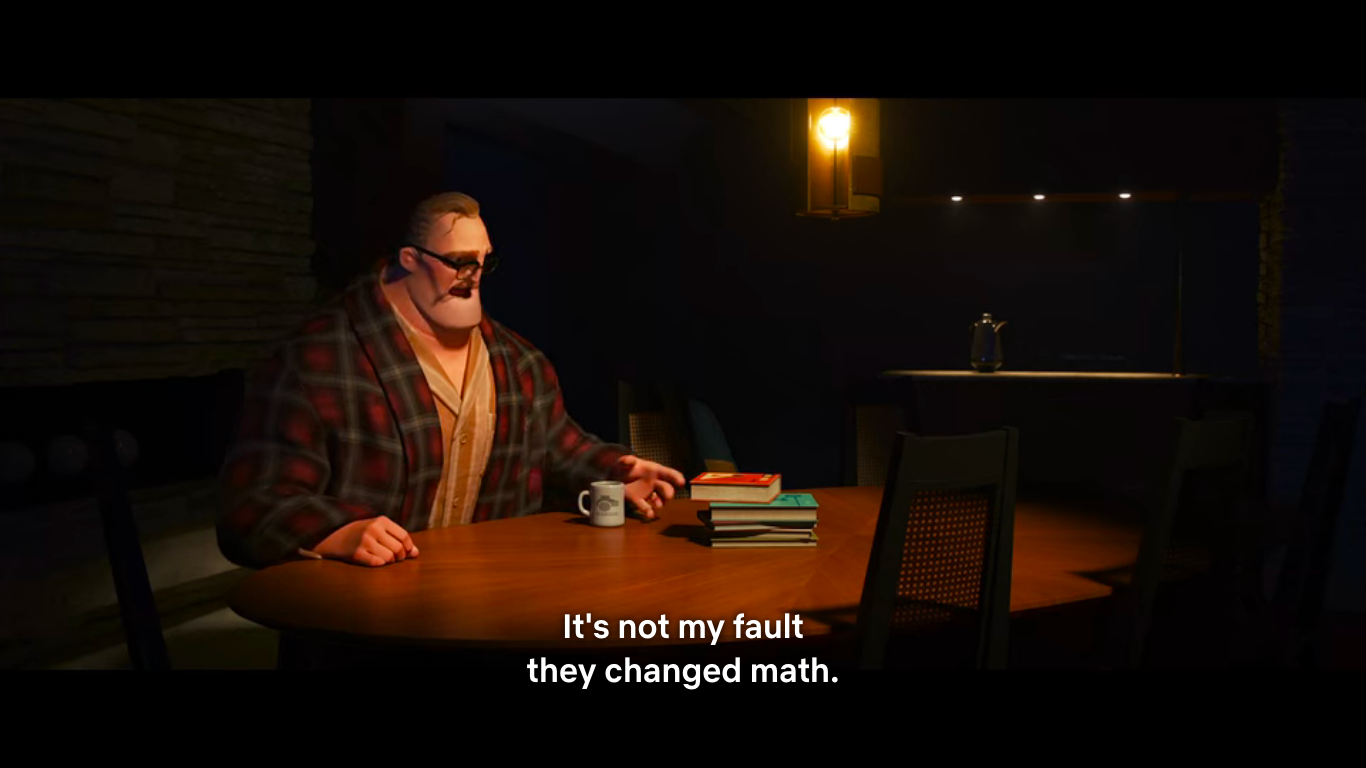 Create meme the incredibles 2 cartoon 2018, The incredibles, math is math incredibles - Pictures
