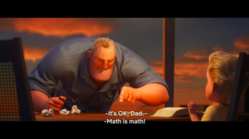 the incredibles math scene｜TikTok Search