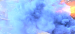 Blue smokescreen