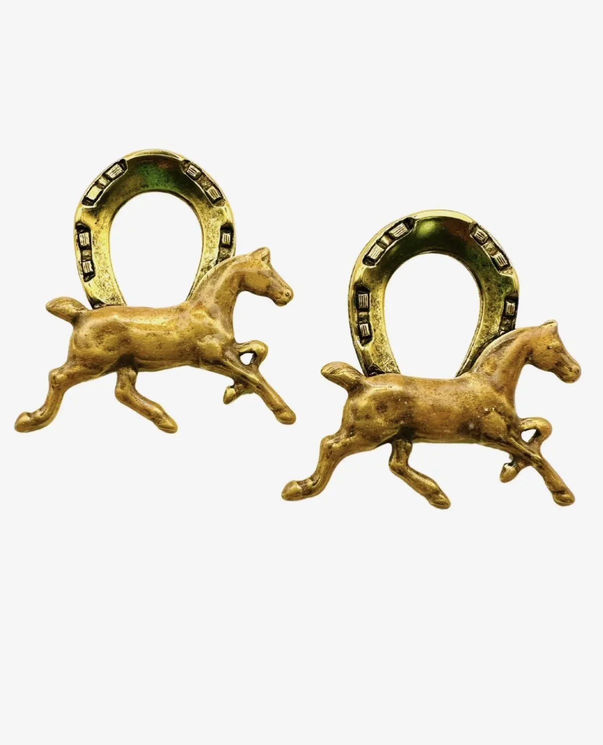 The Pink Reef Keeneland Horse Earring