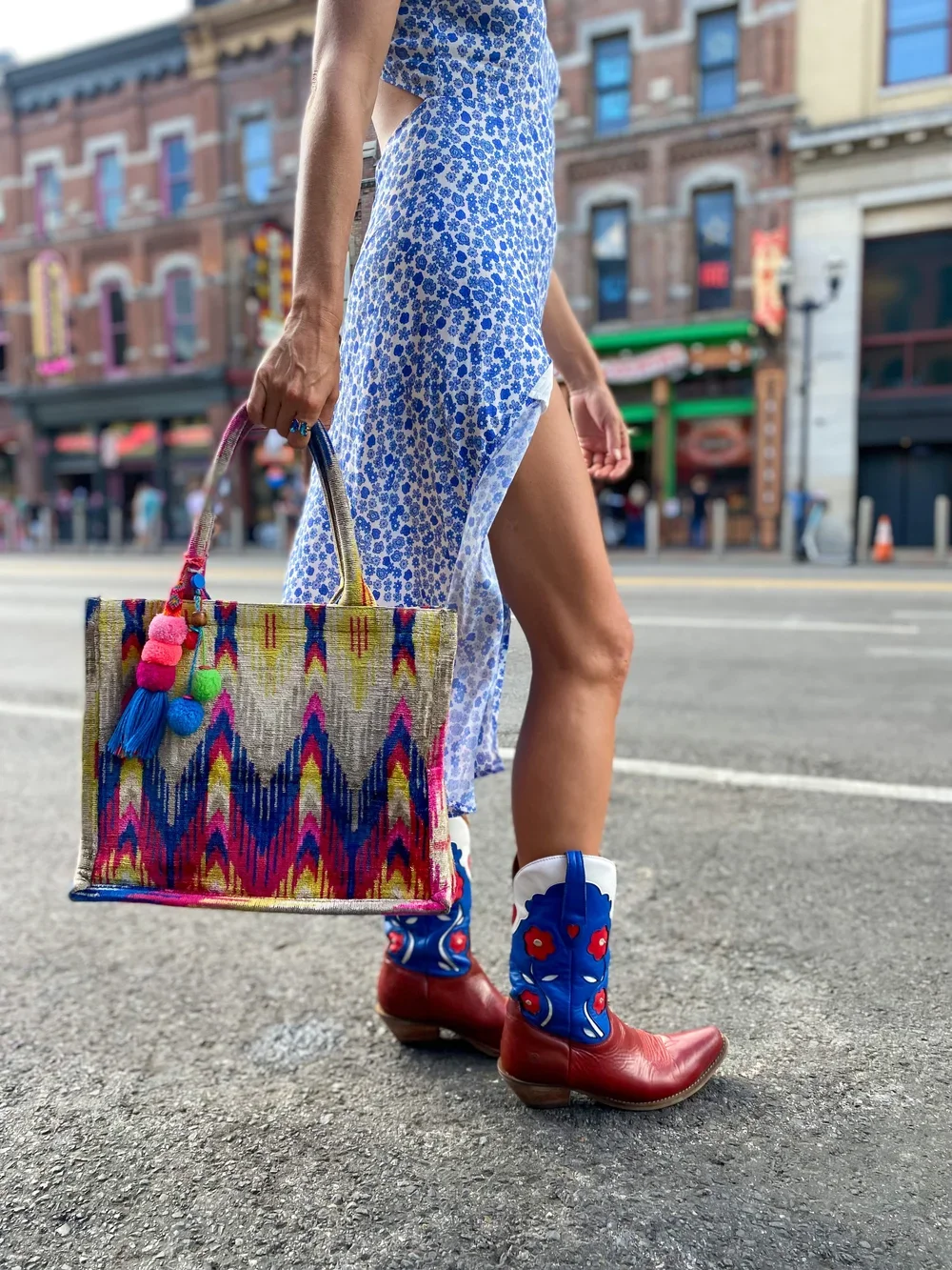 Cowboys and Caftans Caravan Silk Tote