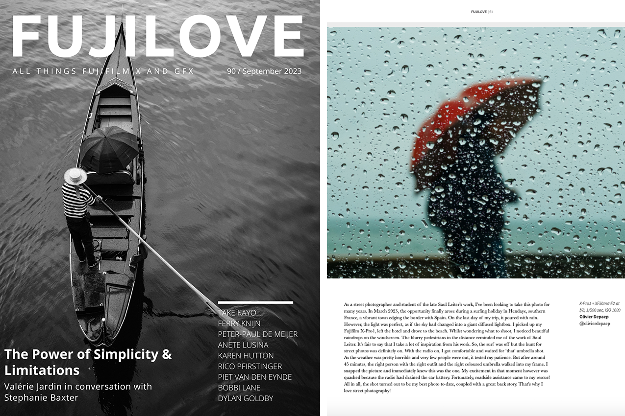 Feature in FujiLove Magazine