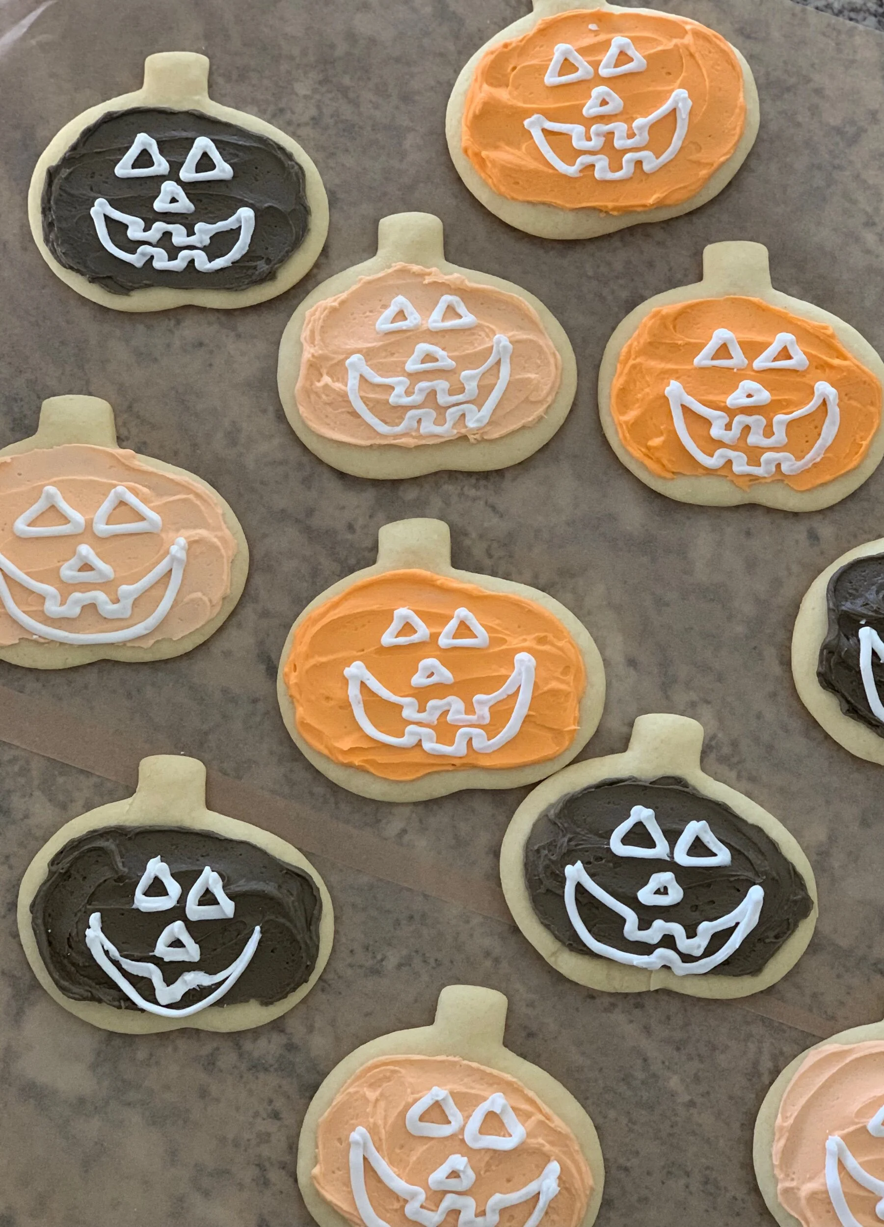 Super Soft Jack-o-Lantern Sugar Cookies