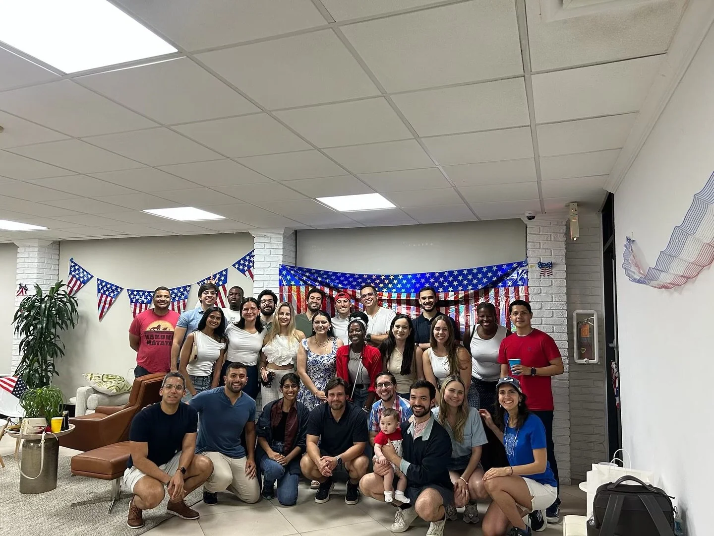🎆 A little late but still feeling the fireworks &mdash; Happy (belated) 4th!
Big thanks to Dr. Taldone for hosting such a fun night 🇺🇸
Grateful for moments like these to get to know the interns this first month &mdash; already such a solid crew 💙