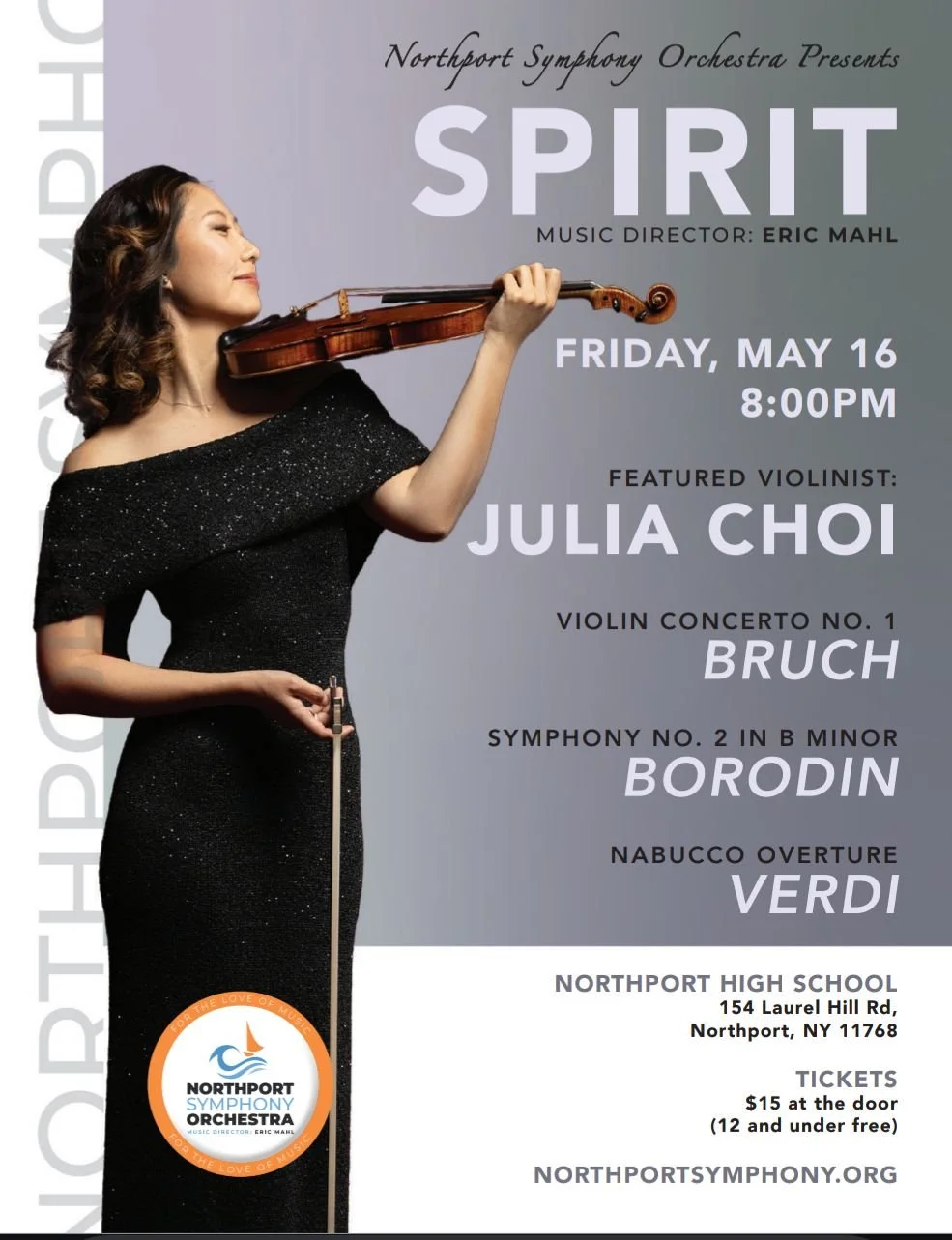 Bruch Violin Concerto with the Northport Symphony Orchestra