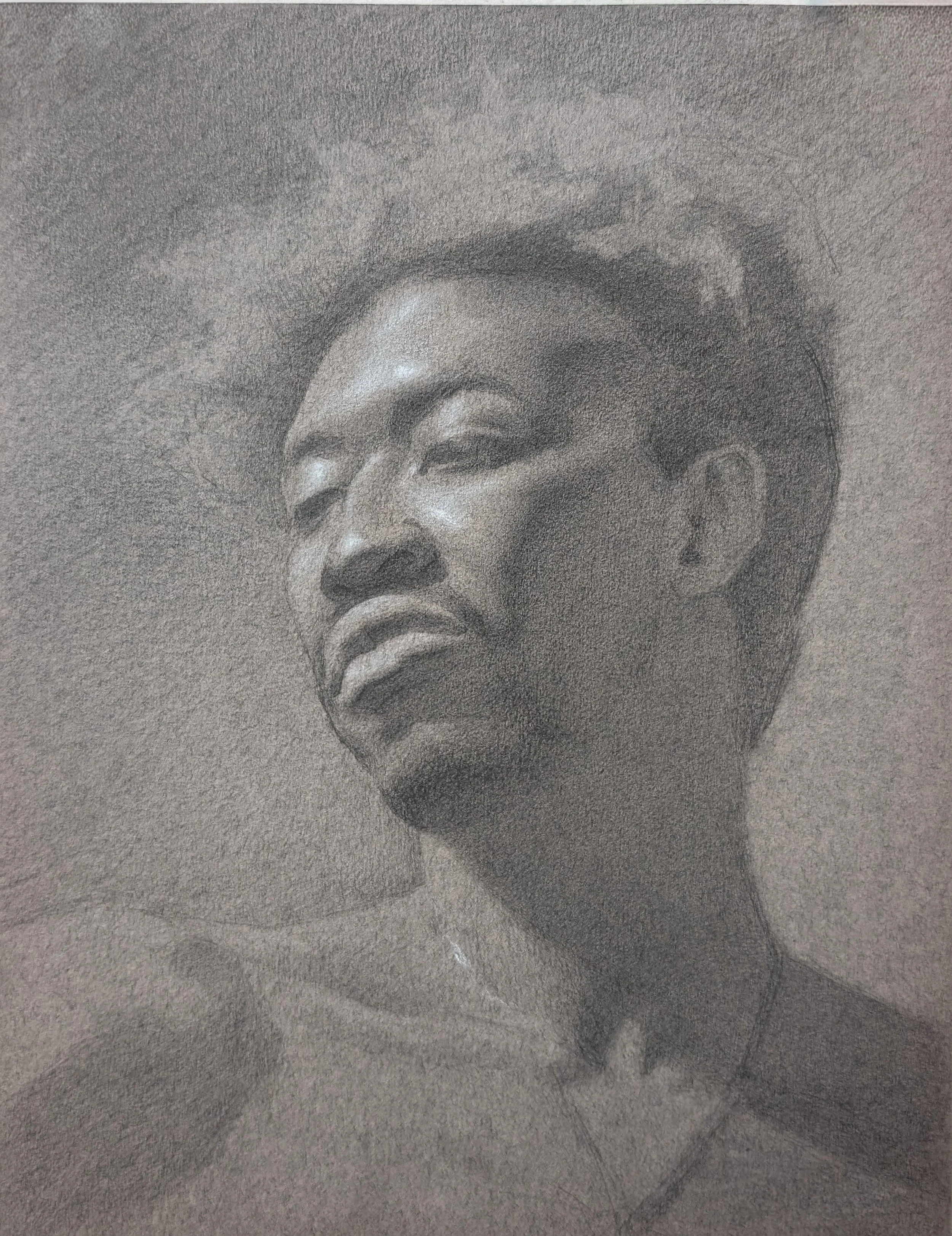 Ashari, Graphite on Paper, 11x8.5, 2025, Available