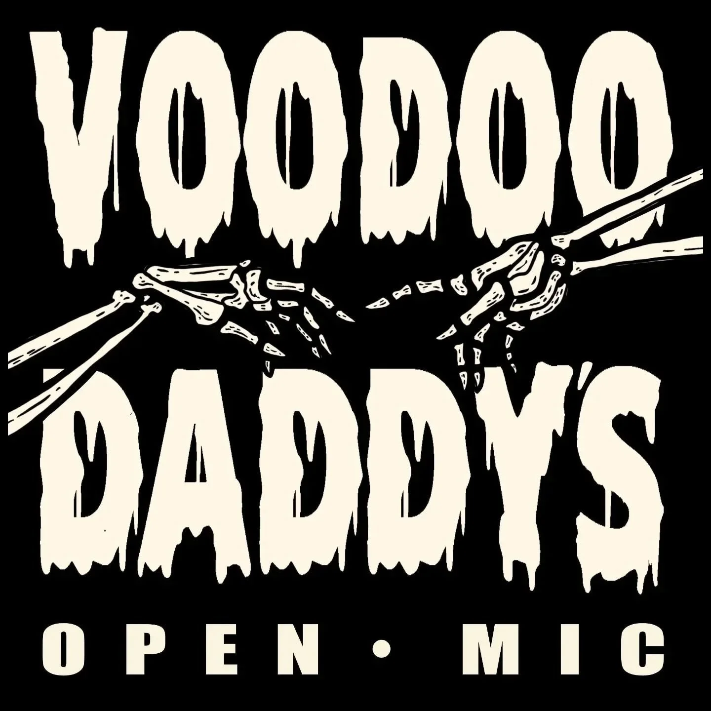 VOODOO DADDY'S OPEN MIC 

7.30pm TUESDAY 2 SEPTEMBER
We're pushing it back half an hour!

Bring your weird. 

Anything goes - music, poetry, stand-up comedy, dance, drag, burlesque, mime, keepie-uppies, circus, magic, sketch shows, performance art, k