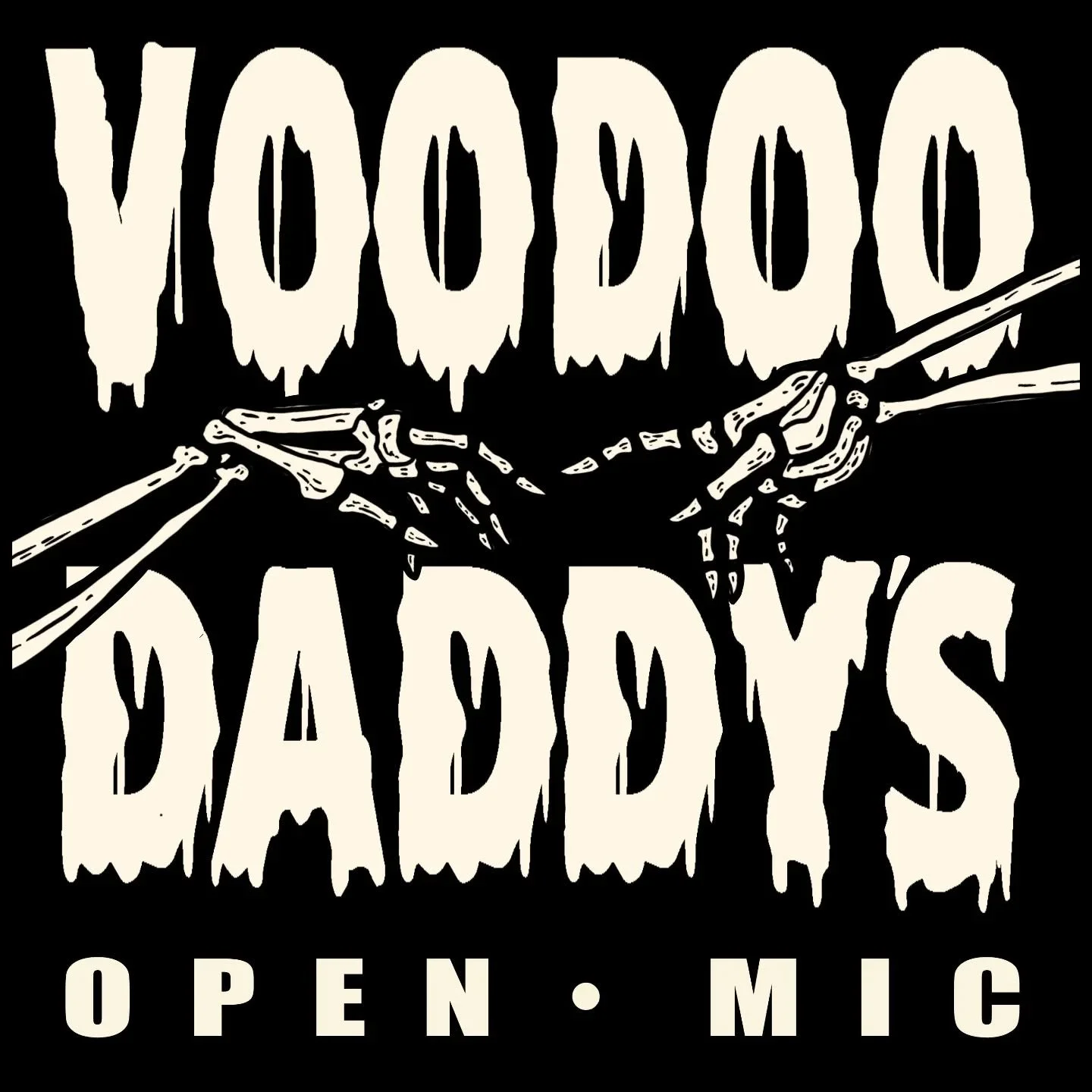 VOODOO DADDY'S OPEN MIC 

TUESDAY 2 NOVEMBER

7.30pm start, 7pm signup 

Bring your weird. 

Anything goes - music, poetry, stand-up comedy, dance, drag, burlesque, mime, keepie-uppies, circus, magic, sketch shows, performance art, kung fu, theatre, 