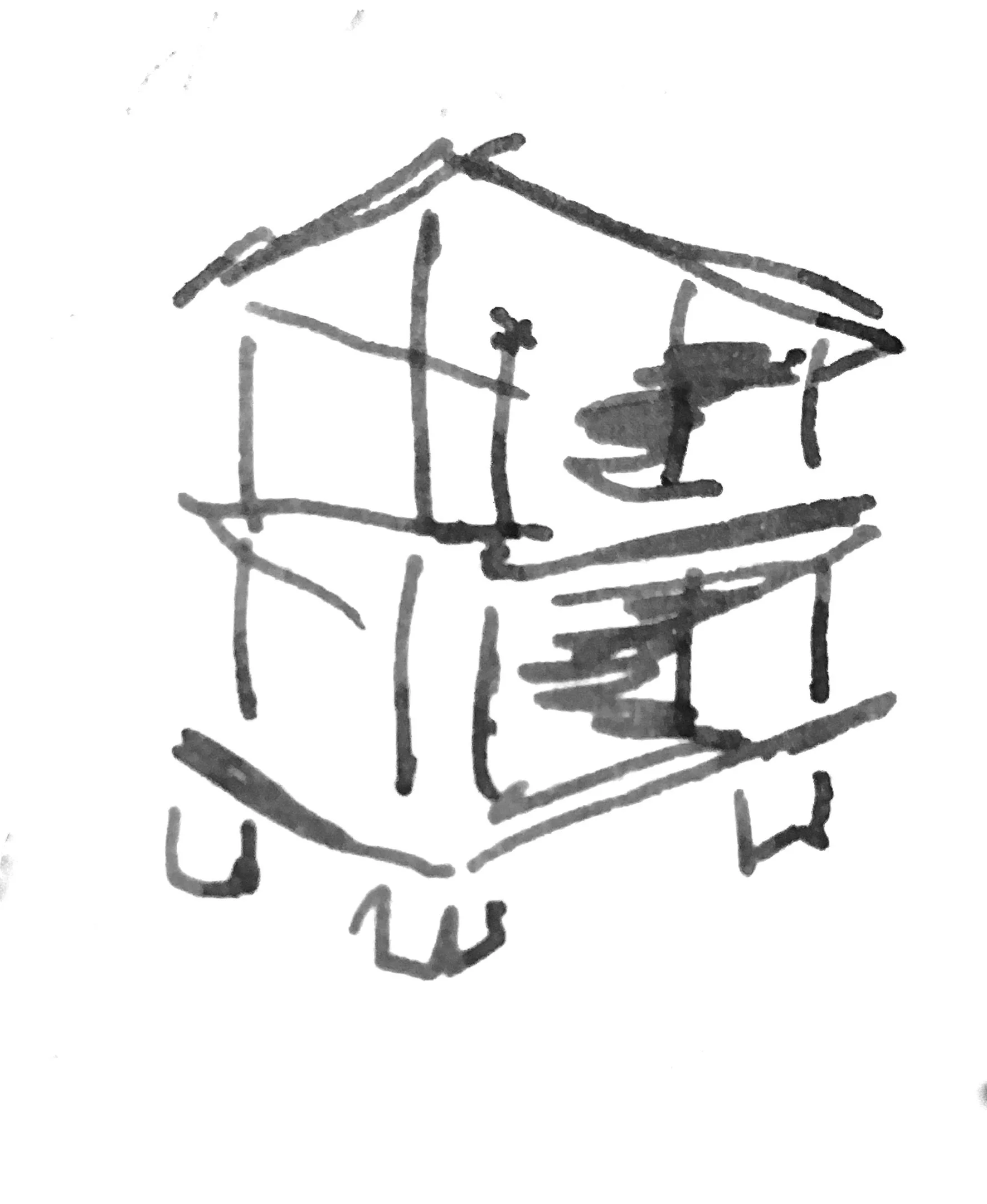 Maison Dom-Ino (Dom-ino House), Le Corbusier (1914-15) JCL