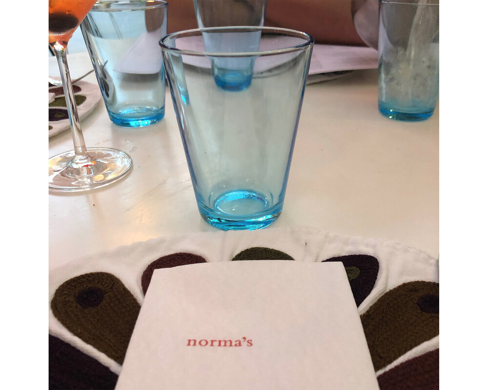 DRINKS/EATS - Norma's Restaurant