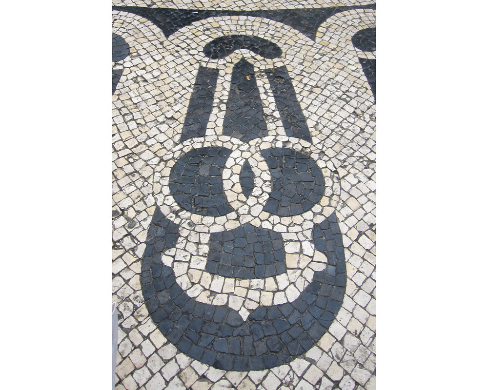 SIGHTS - Sample of Lisbon's tiled sidewalks