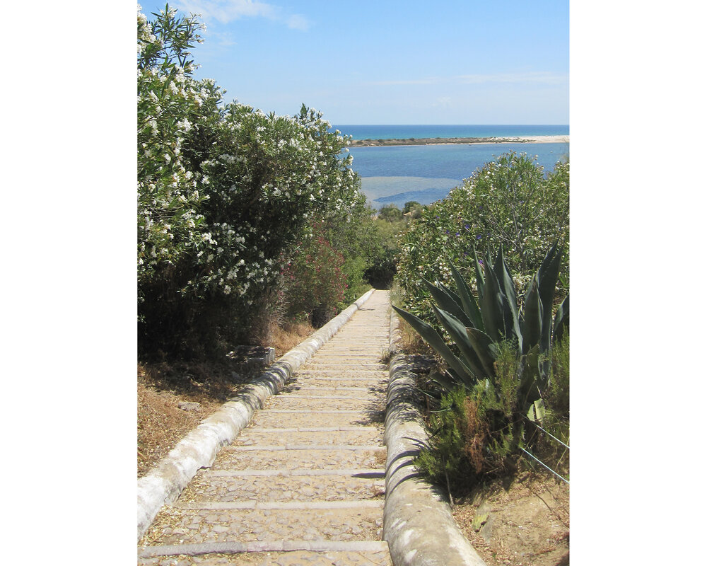 SIGHTS - Steps down to the water in Cacela Velha 