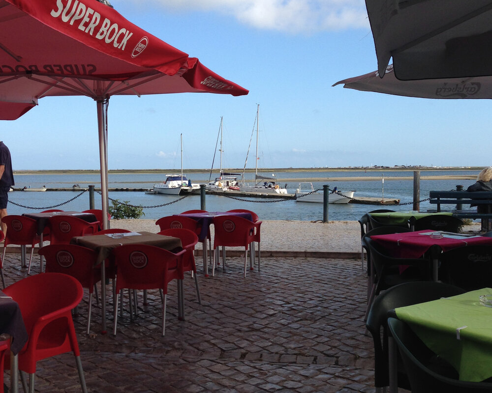 DRINKS/EATS - View from Cantaloupe Lounge in Olhao