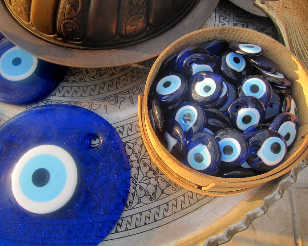 SIGHTS - Protective evil eyes are for sale everywhere! 