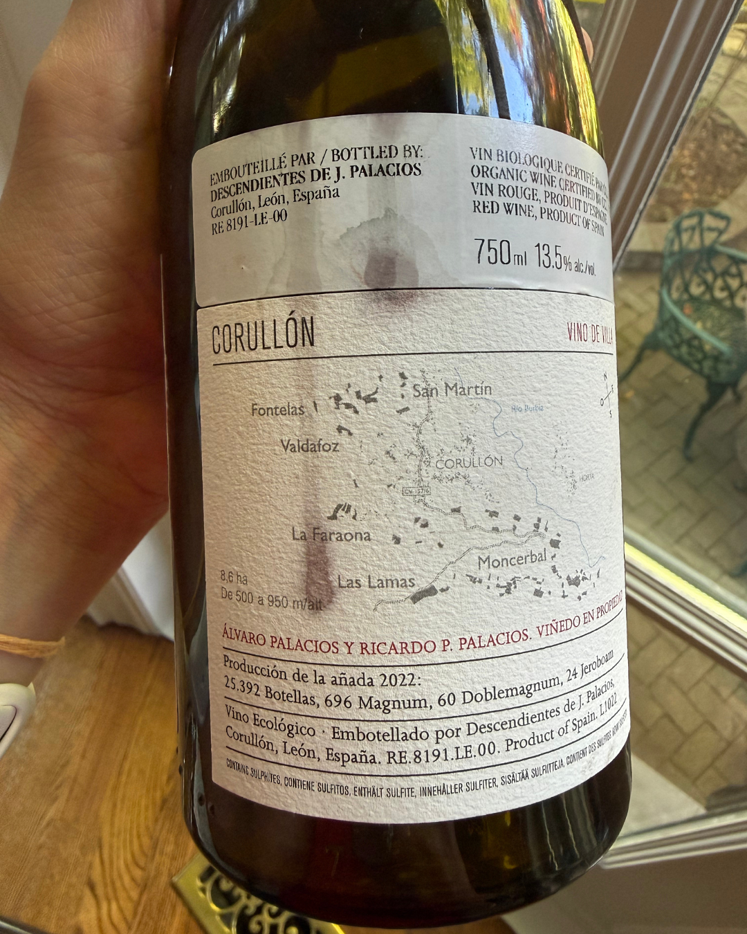 Wine back label 2