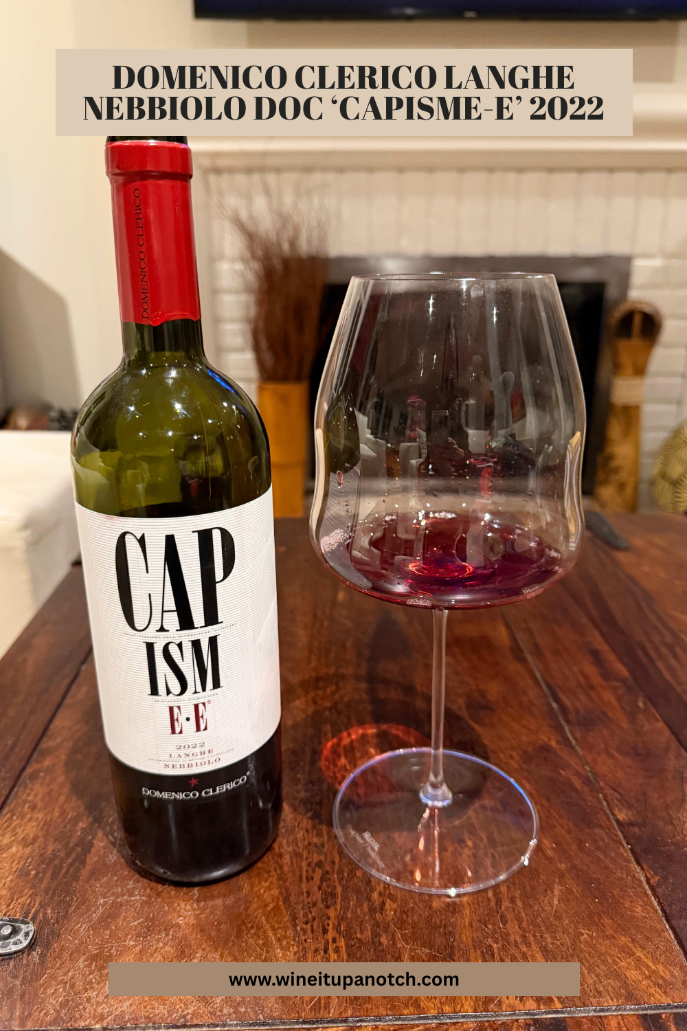 Bottle and glass of wine