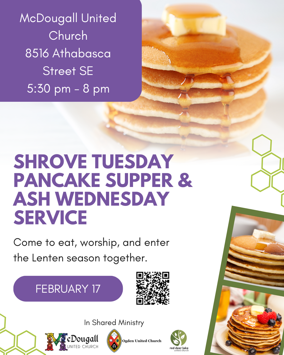 Shrove Tuesday Pancake Supper and Ash Wednesday Service - Thank You