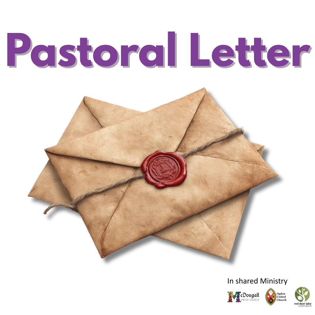 Pastoral Letter from Rev. Bill