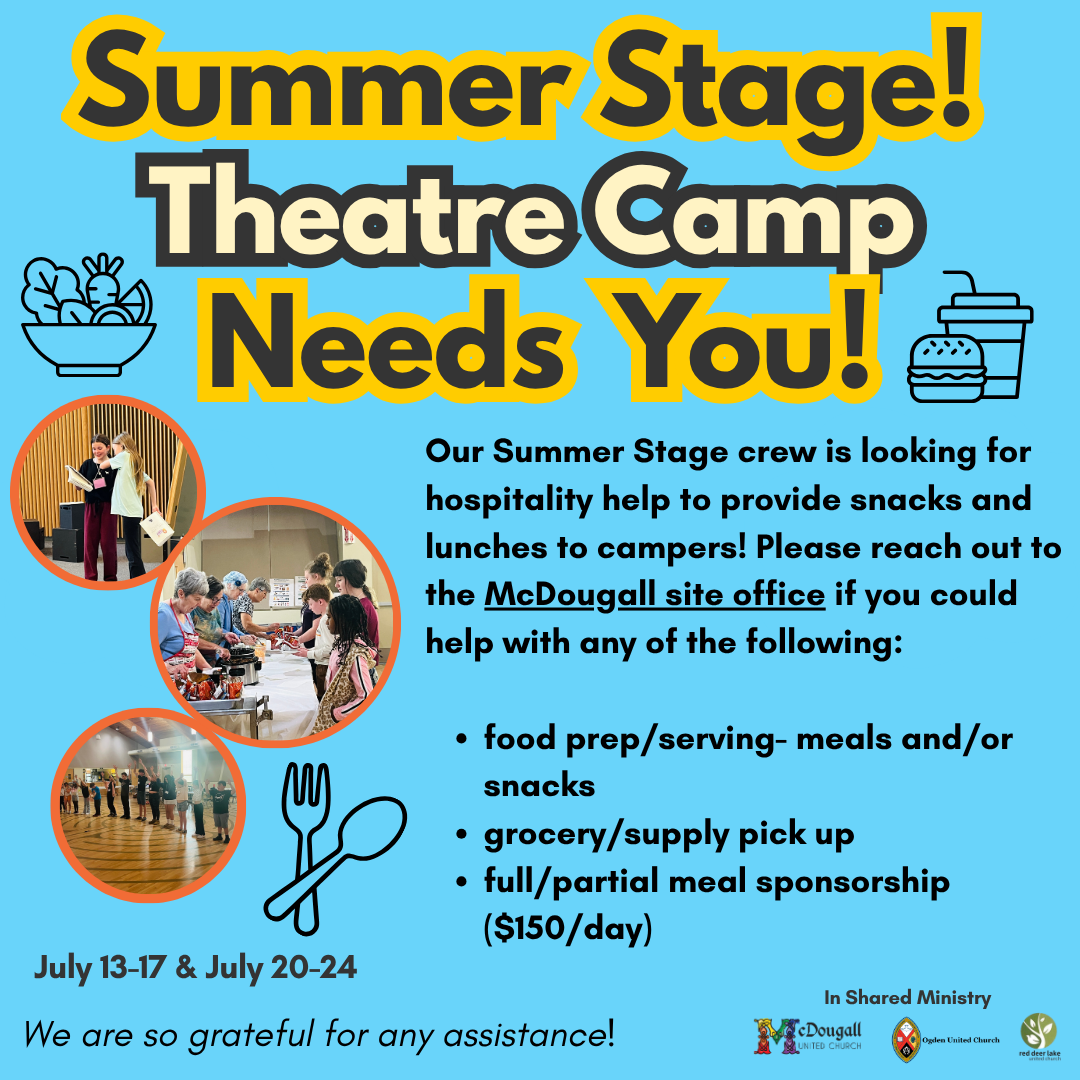 Summer Stage! Hospitality Help
