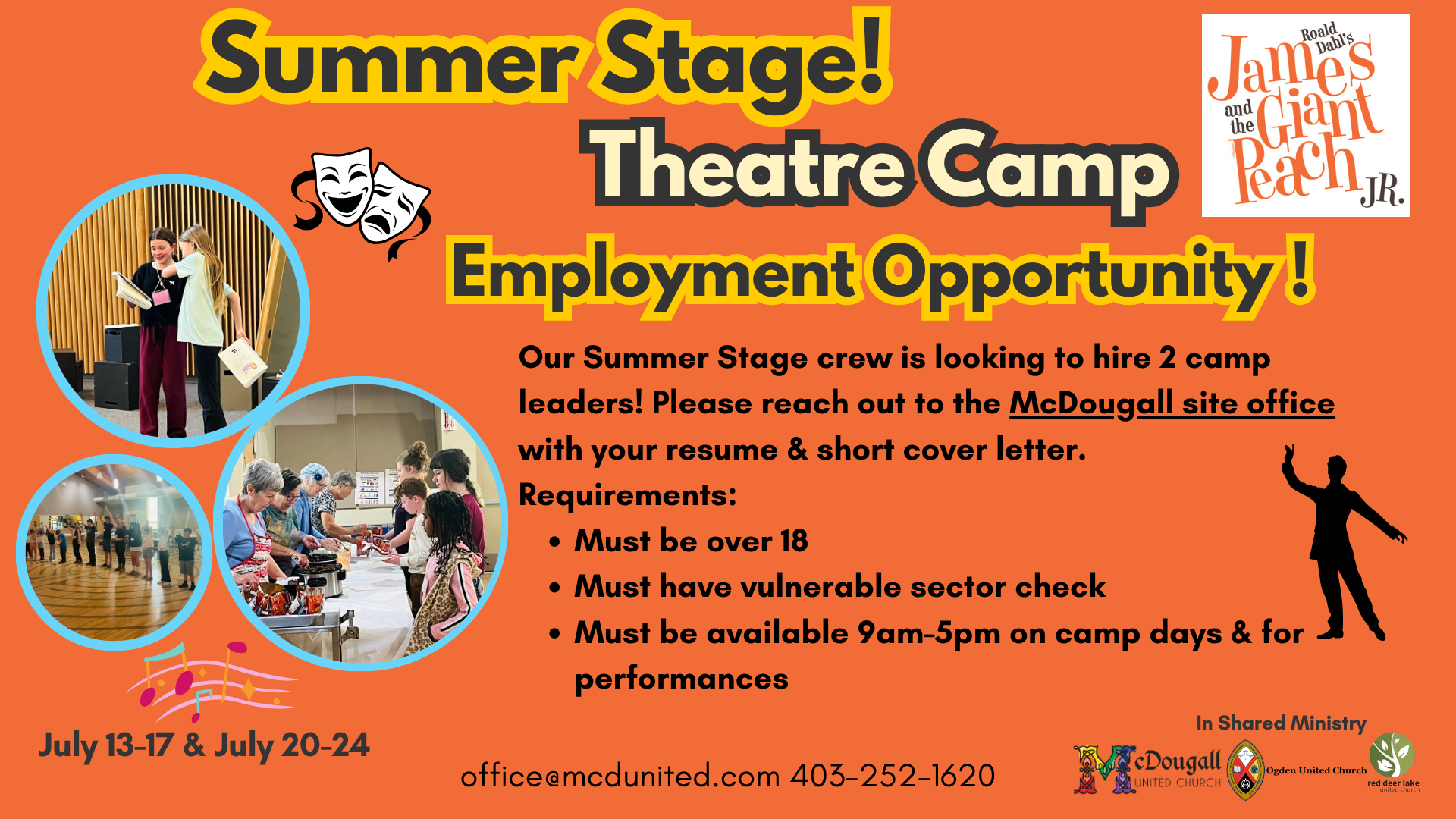 Summer Stage: Employment Opportunity